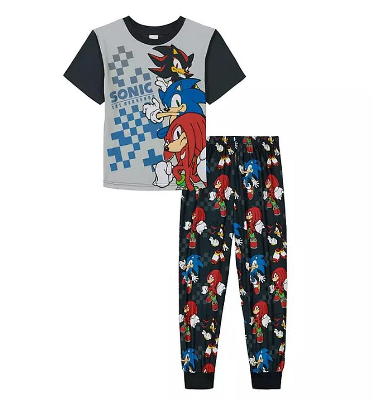 Sonic, Knuckles und Vegeta Jungen Kurzarm Figur Pyjama Set - Bild 4 von 9