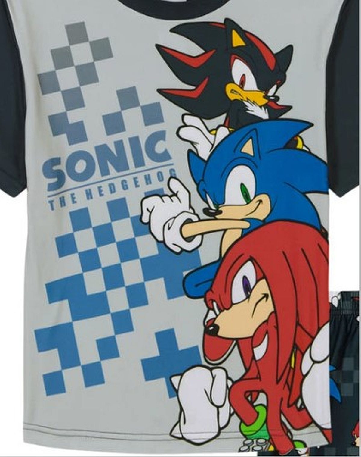 Sonic, Knuckles und Vegeta Jungen Kurzarm Figur Pyjama Set - Bild 7 von 9
