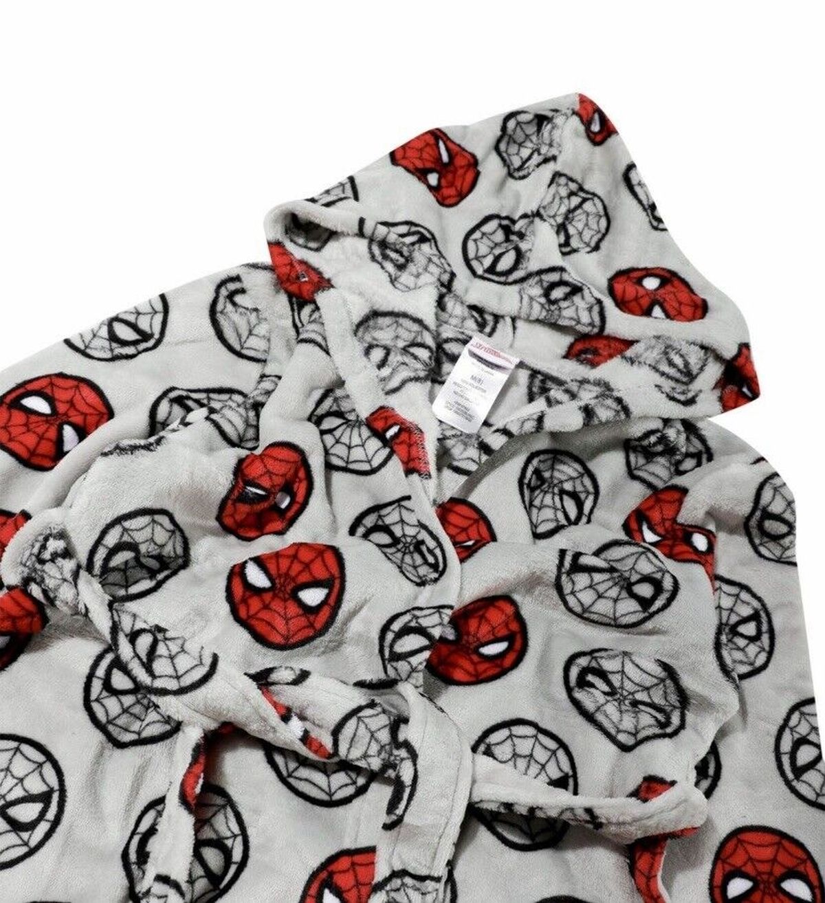 Spider-man Superhero Boy's Fleece Hooded Robe and Pajama Set - Picture 4 of 4