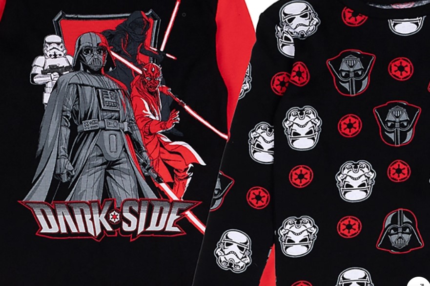Star Wars Darth Vader, Dark Side Villain Characters 4-Pc Long-Sleeved Pajama Set - Picture 6 of 8