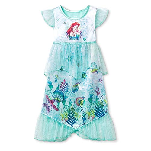 The Little Mermaid Ariel, Flounder Satin and Tulle Nightgown - Picture 2 of 4
