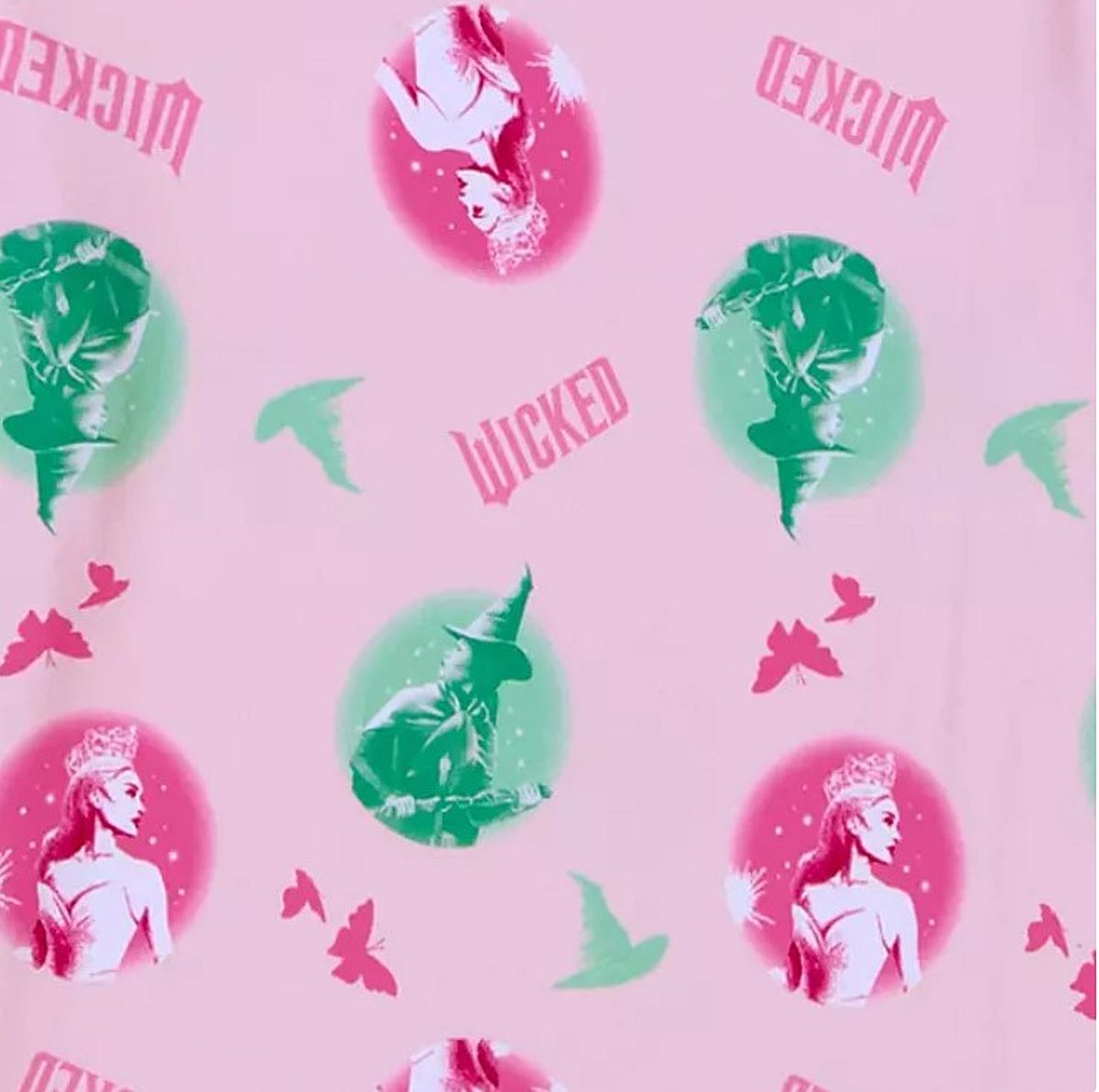 Conjunto de pijama manga corta con estampado de personajes de Glinda y Elphaba Wicked Girl - Imagen 9 de 15