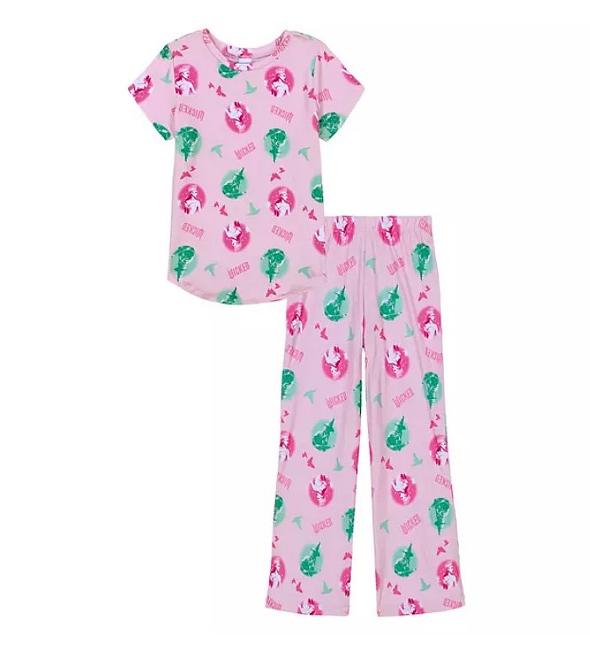 Conjunto de pijama manga corta con estampado de personajes de Glinda y Elphaba Wicked Girl - Imagen 13 de 15
