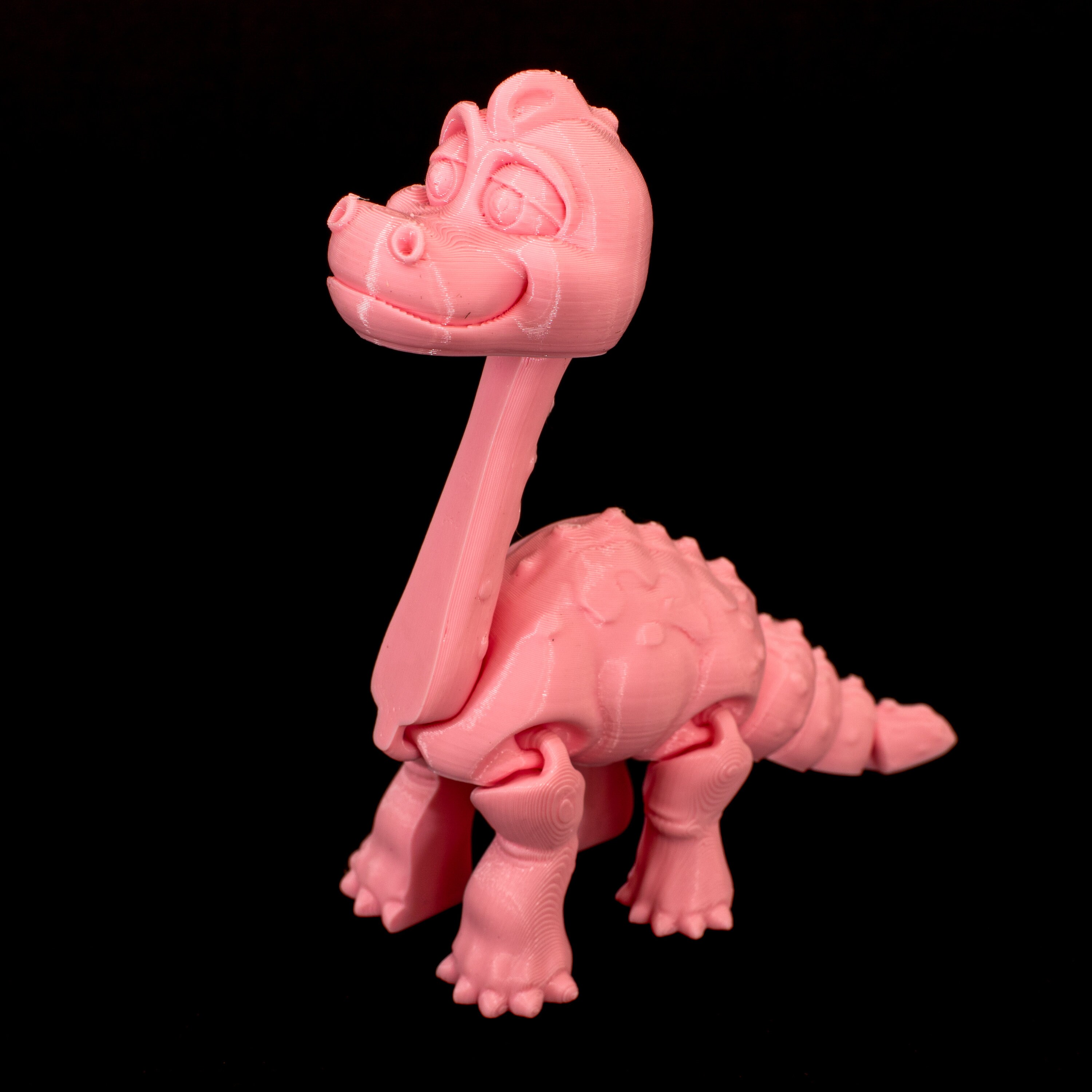 Jumbo Friendly Fidget Dinosaur Brontosaurus | Flexible Articulating Companion - Picture 17 of 280