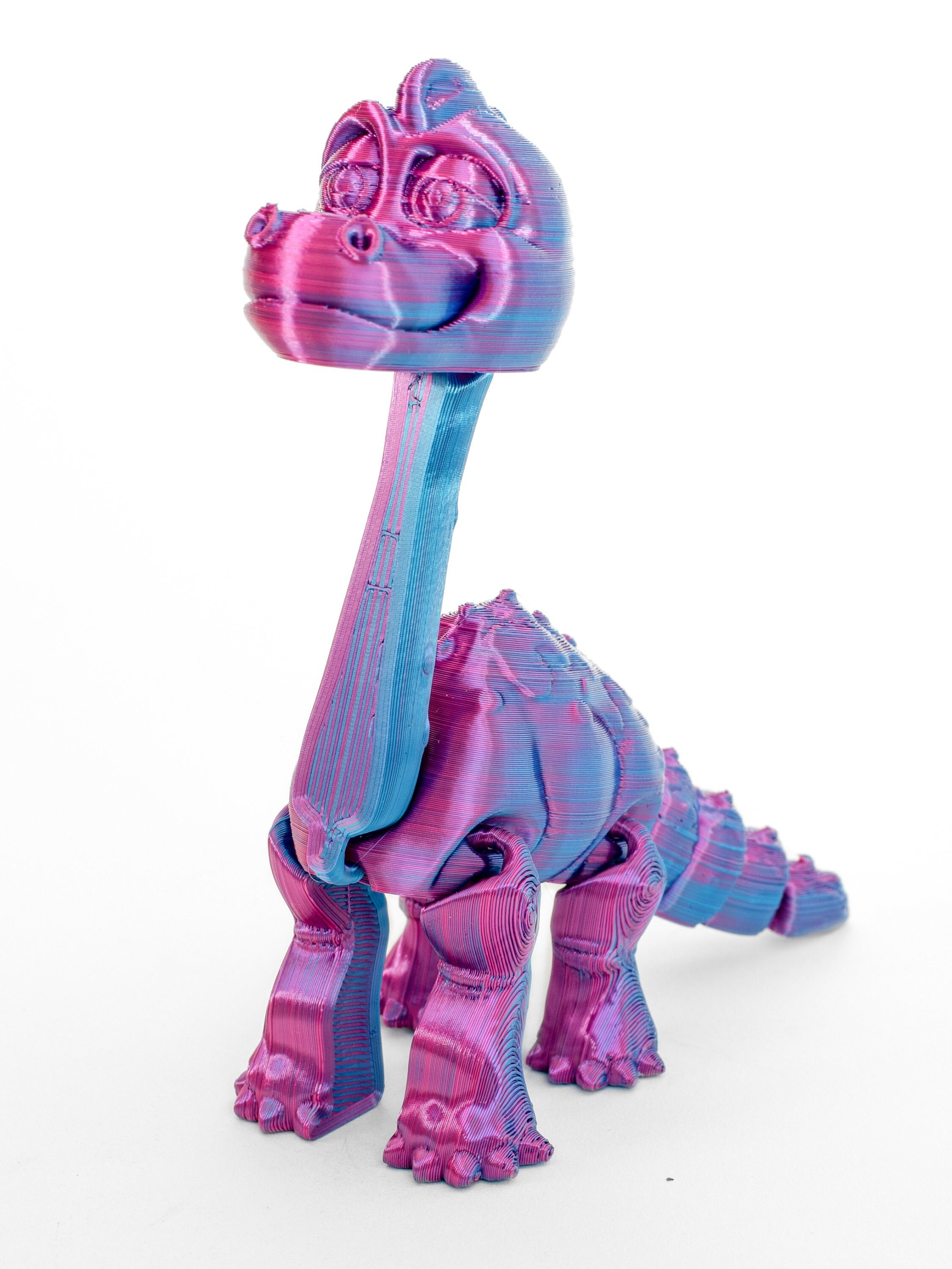 Jumbo Friendly Fidget Dinosaur Brontosaurus | Flexible Articulating Companion - Picture 11 of 280
