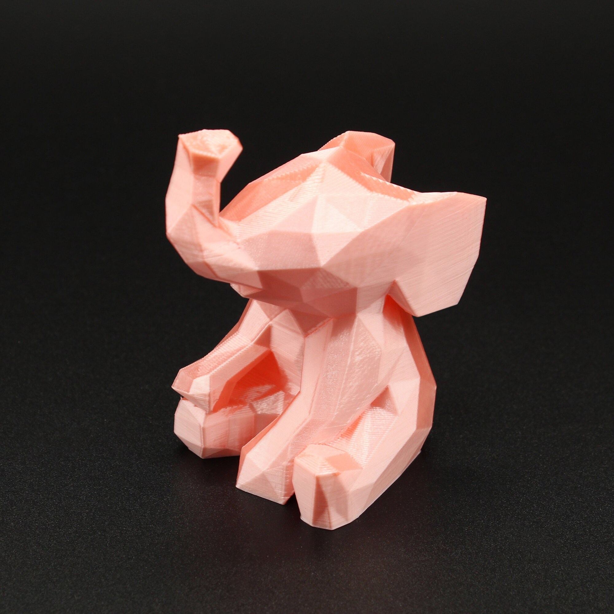Low Poly Baby Elephant Figurine Statue - Picture 14 of 252