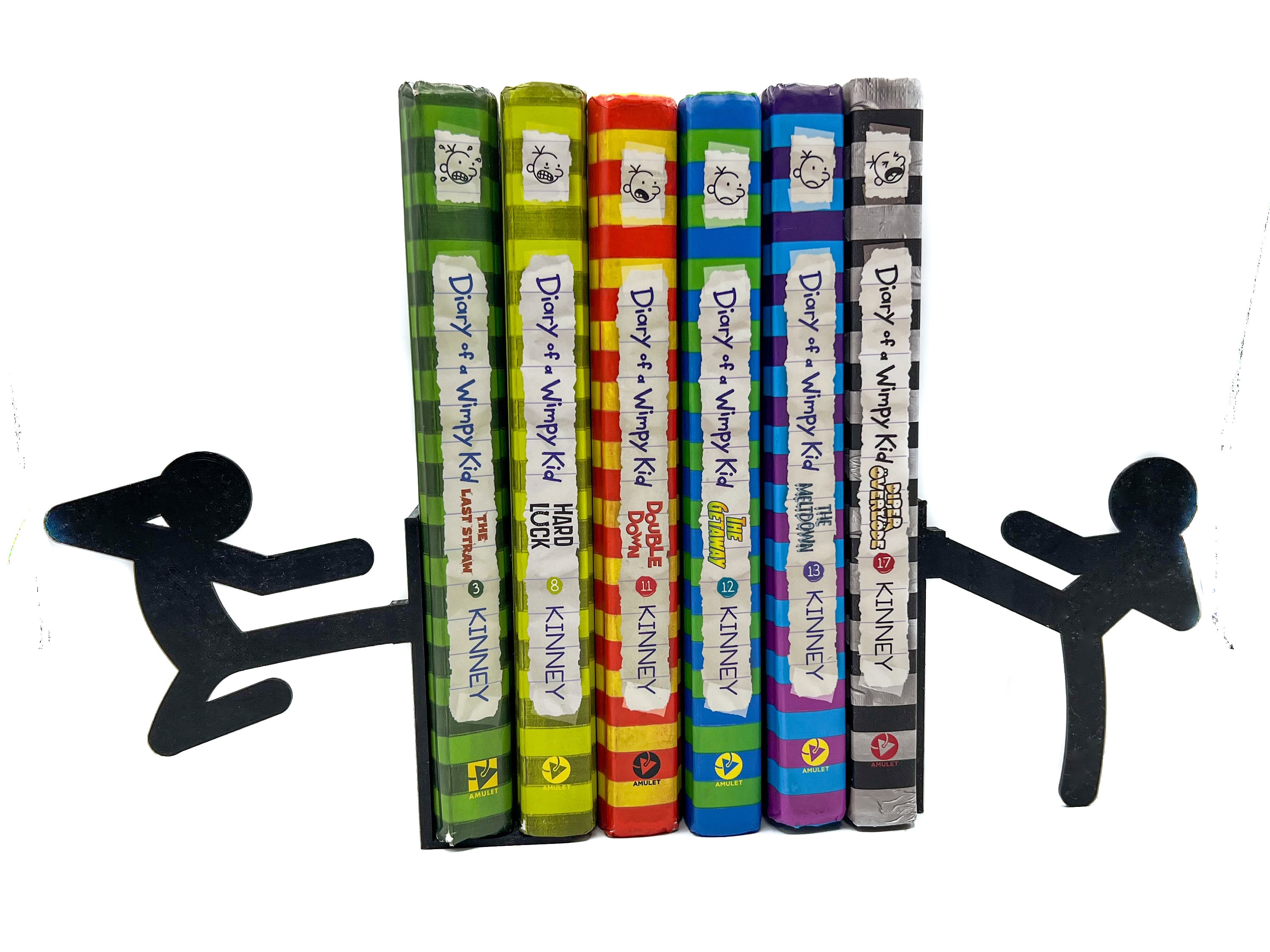 Stick Figure Bookends | Martial Arts / Karate Stickmen Book Stopper - Picture 11 of 280