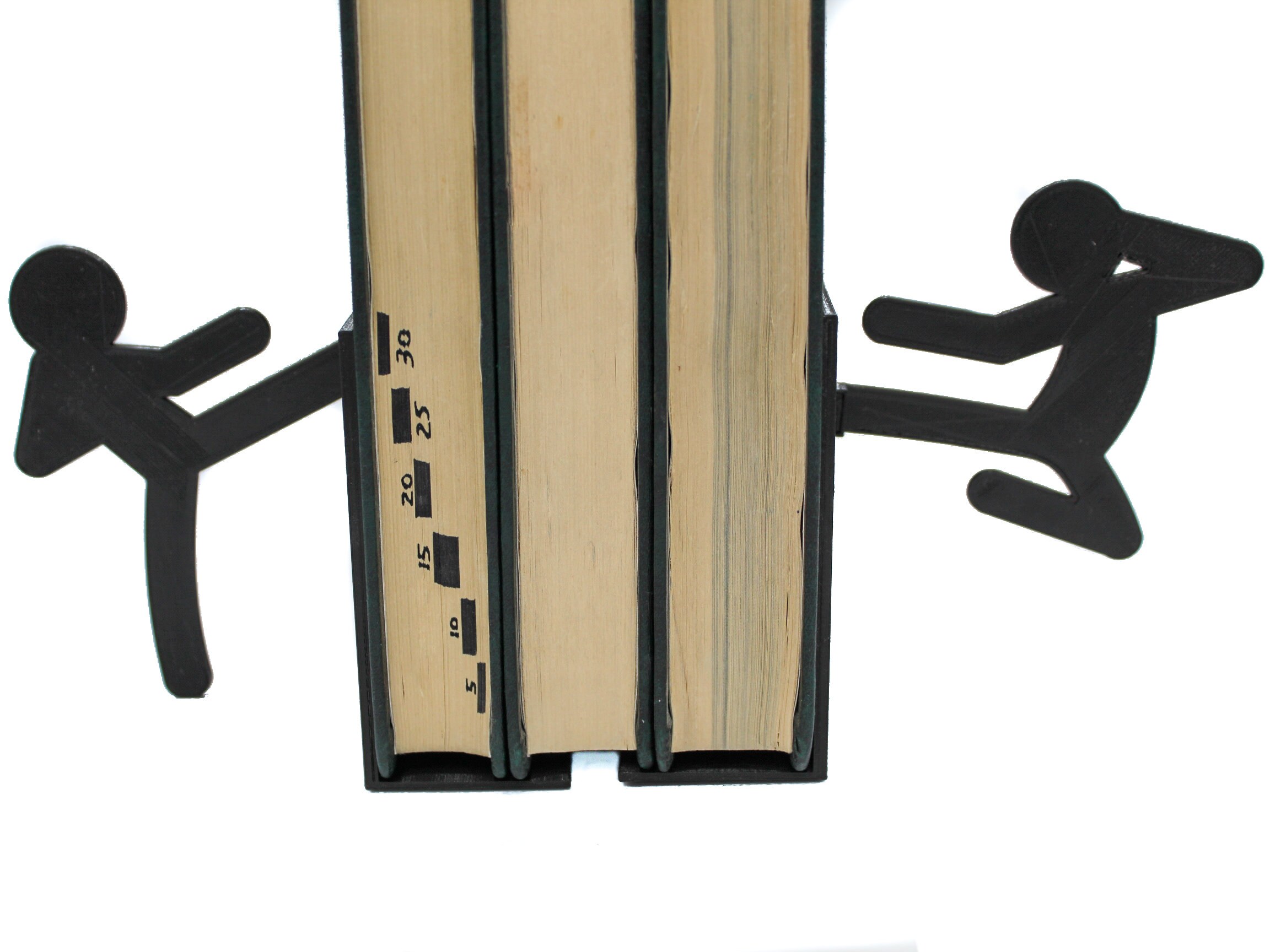 Stick Figure Bookends | Martial Arts / Karate Stickmen Book Stopper - Picture 13 of 280