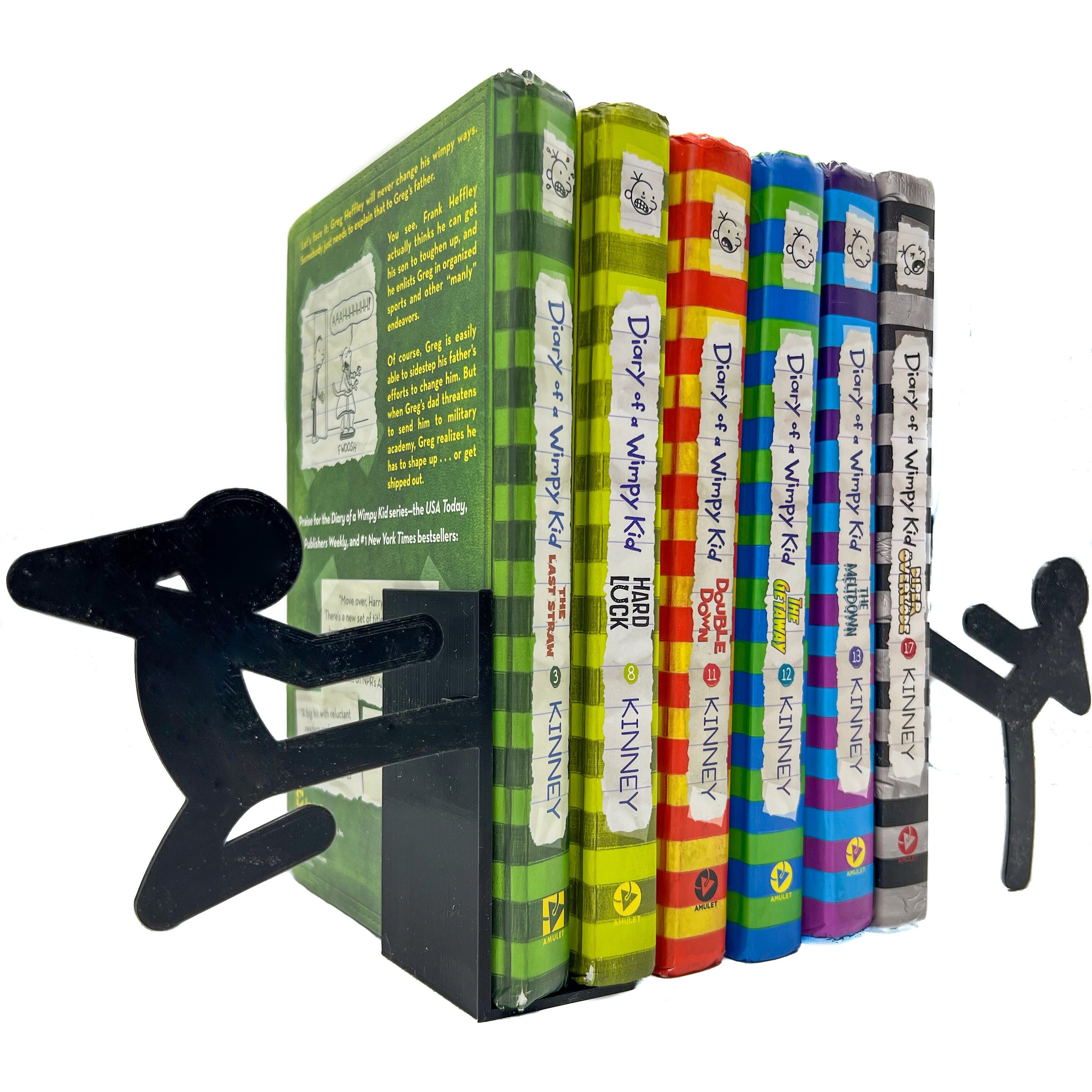 Stick Figure Bookends | Martial Arts / Karate Stickmen Book Stopper - Picture 12 of 280