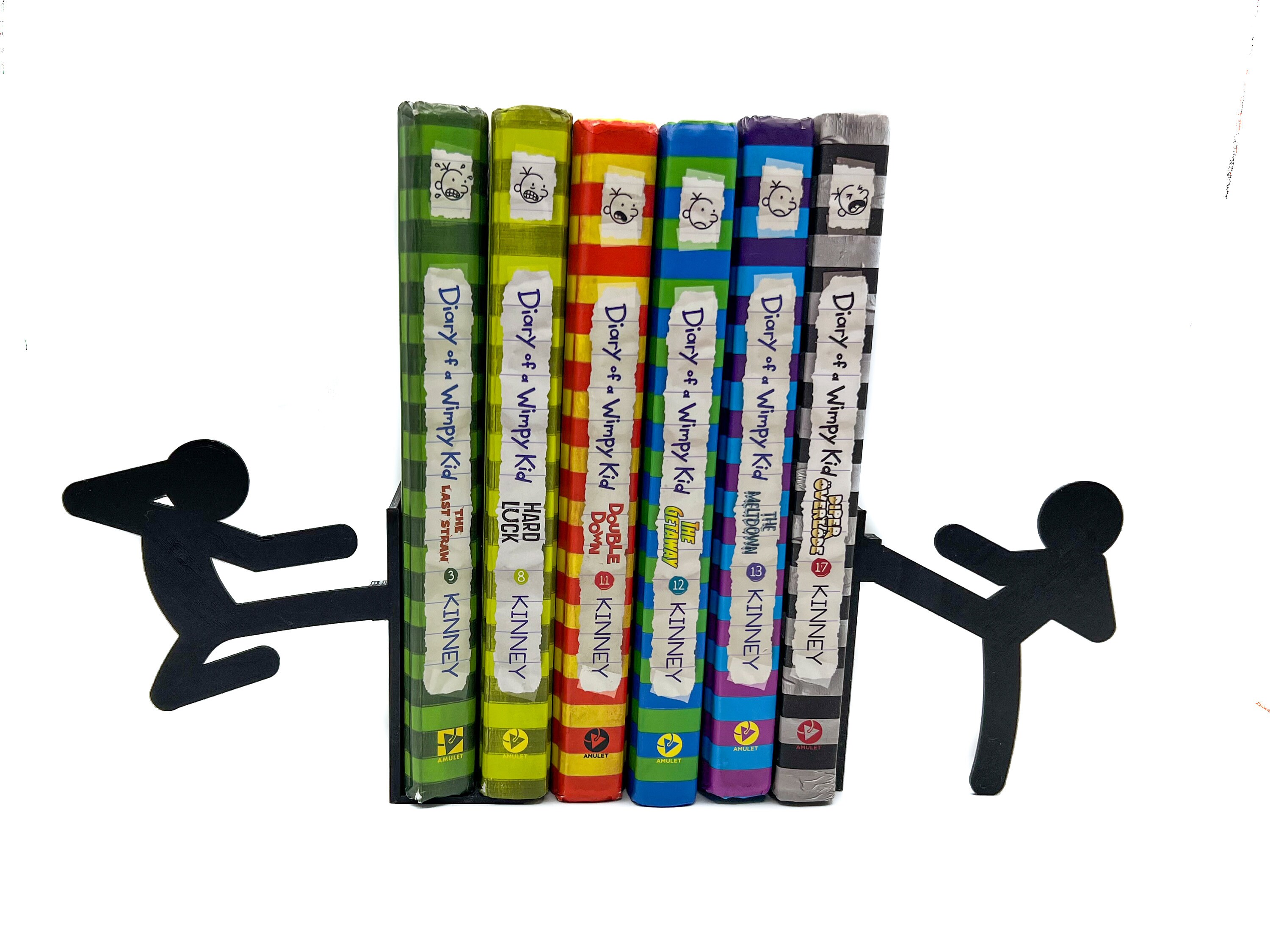 Stick Figure Bookends | Martial Arts / Karate Stickmen Book Stopper - Picture 17 of 280