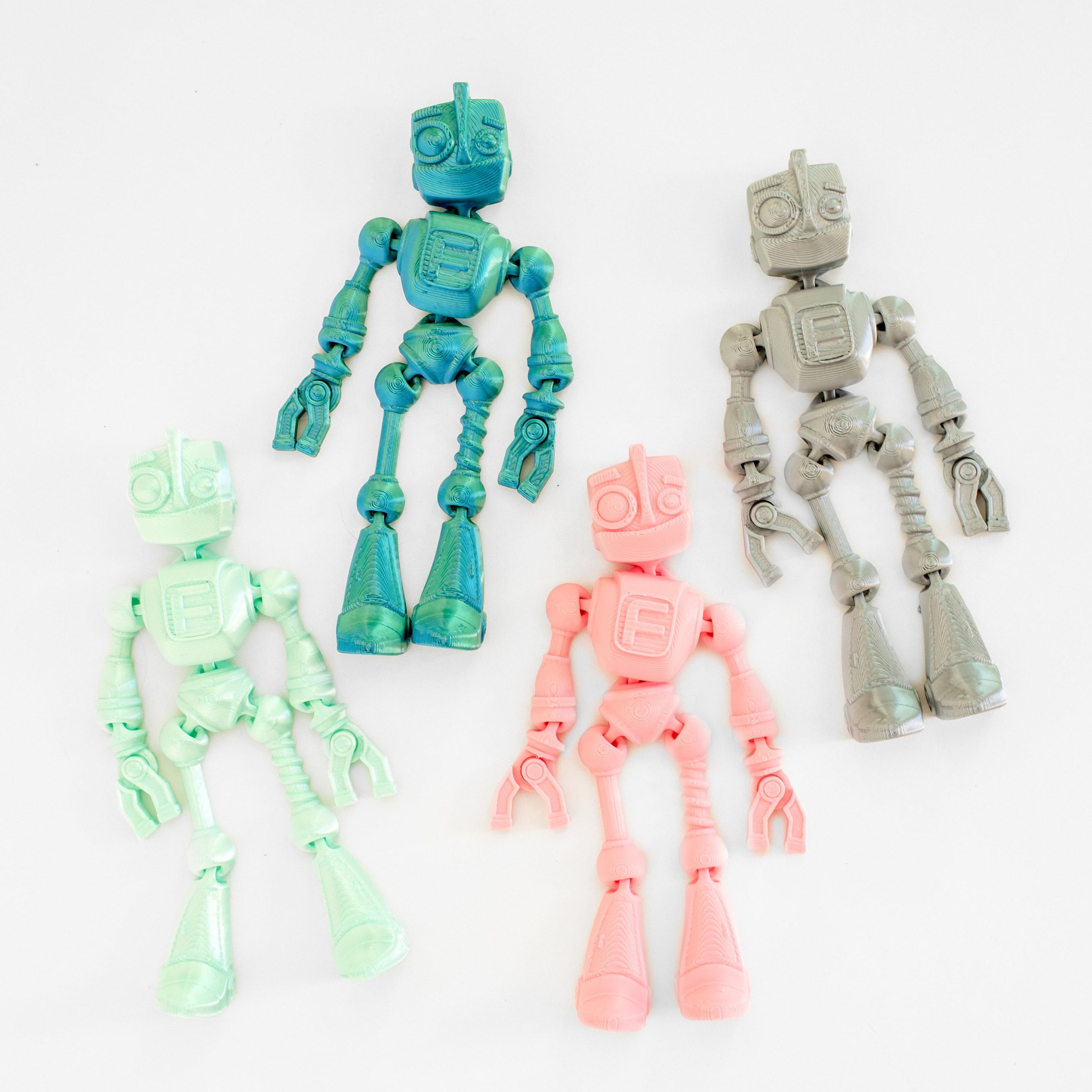 Friendly Fidget Robot | Flexible Articulating 3d Printed Companion - Picture 9 of 196