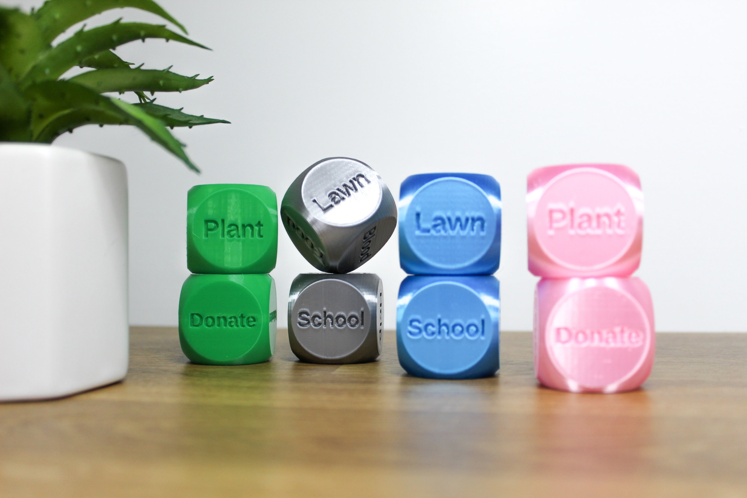 SERVICE IDEA DICE | Leave your Good Deed up to Fate | Set of 2 Unique 1.4" Dice - Picture 13 of 200