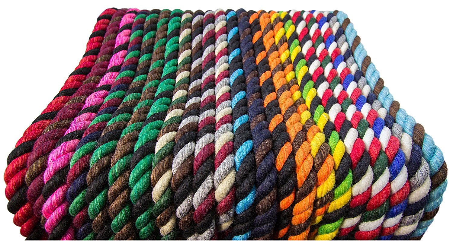 FMS TriColor Cotton Rope Cotton Rope by the Foot for Pet Toys, Crafts, Décor eBay