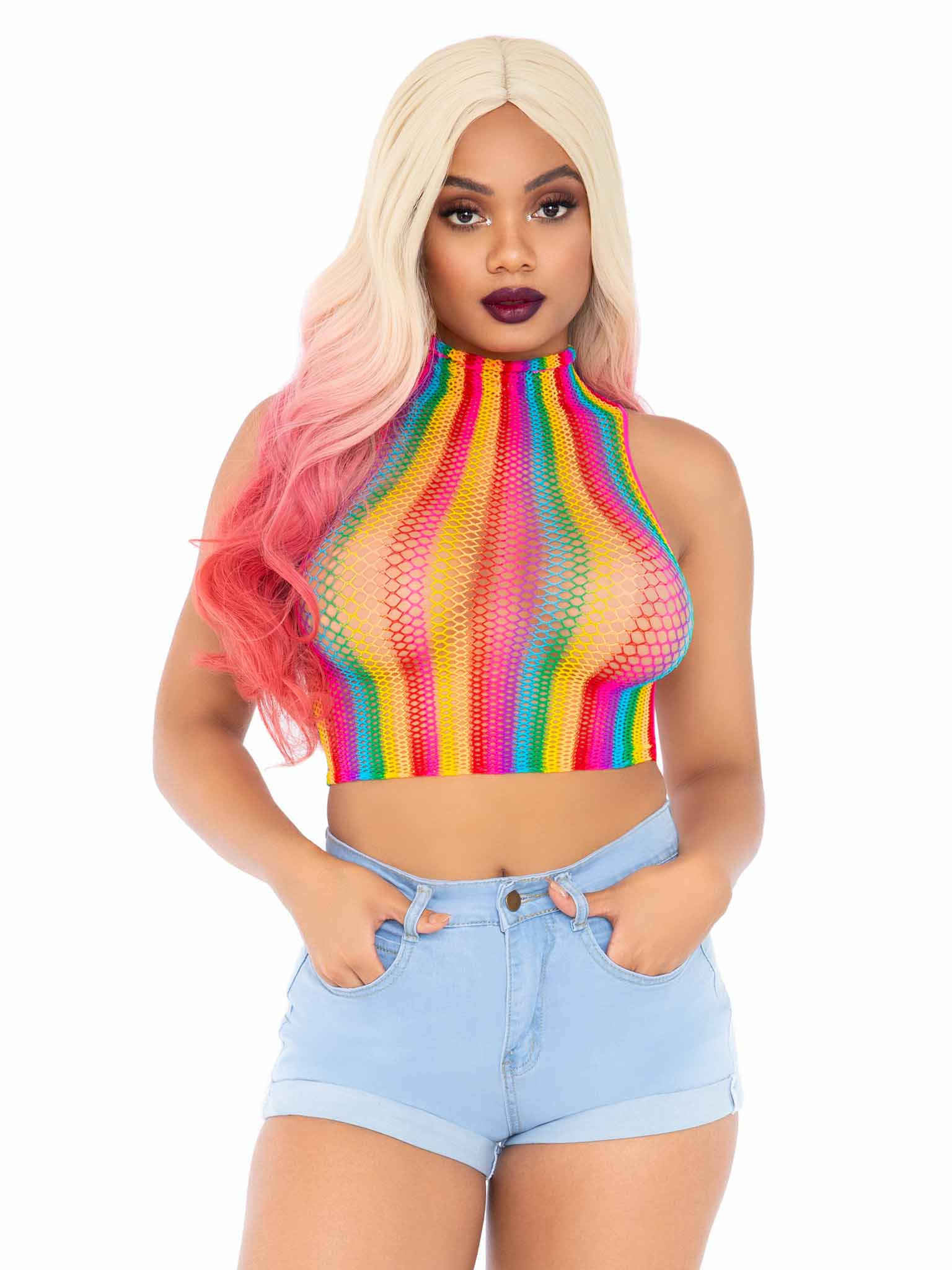 レゲエ MASH UP MASH UP POLLY T / Heavenless Avelaine Mesh Top Mauve | Princess Polly USA