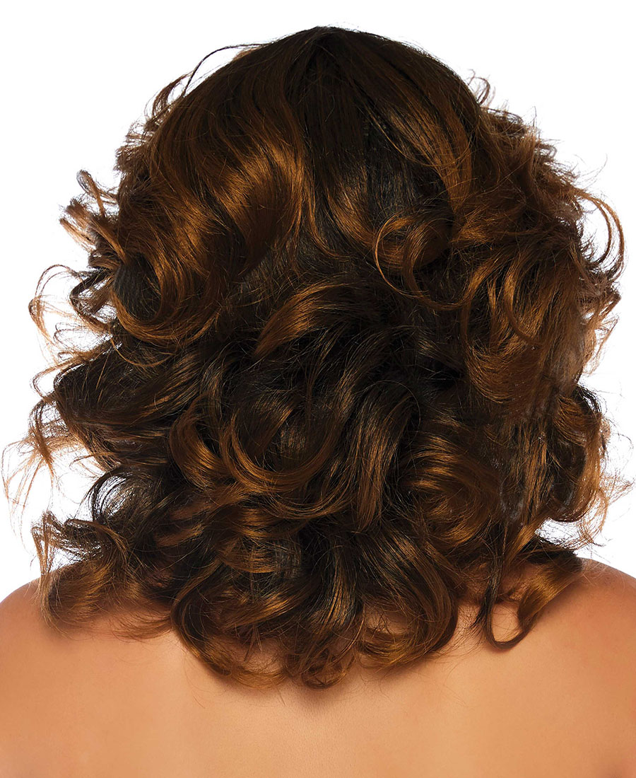 Brand New Farrah Feathered Wig Leg Avenue A2830 - Picture 3 of 3