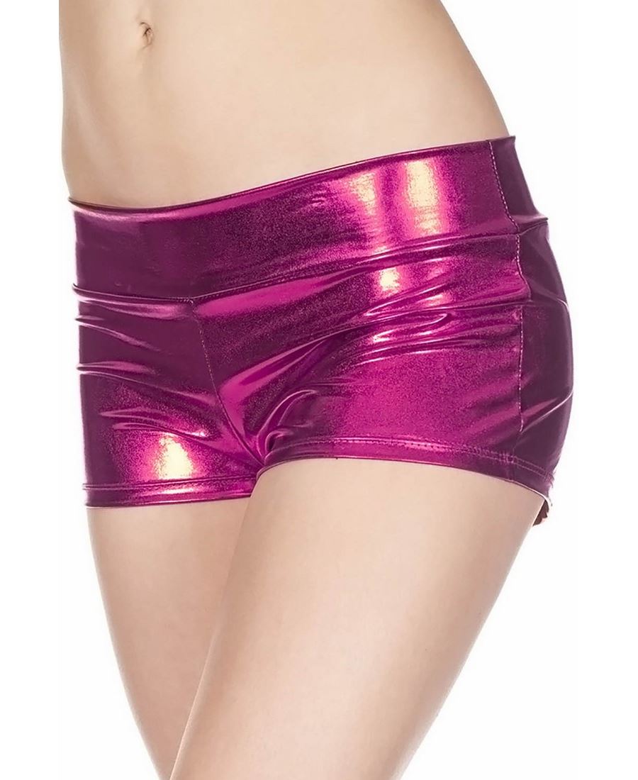 Nuevos pantalones cortos metálicos descarados piernas musicales 140 - Imagen 5 de 9