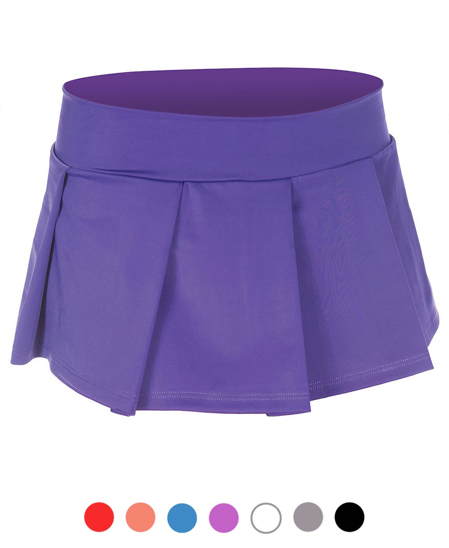 Pleated School Girl Mini Skirt Music Legs 25075