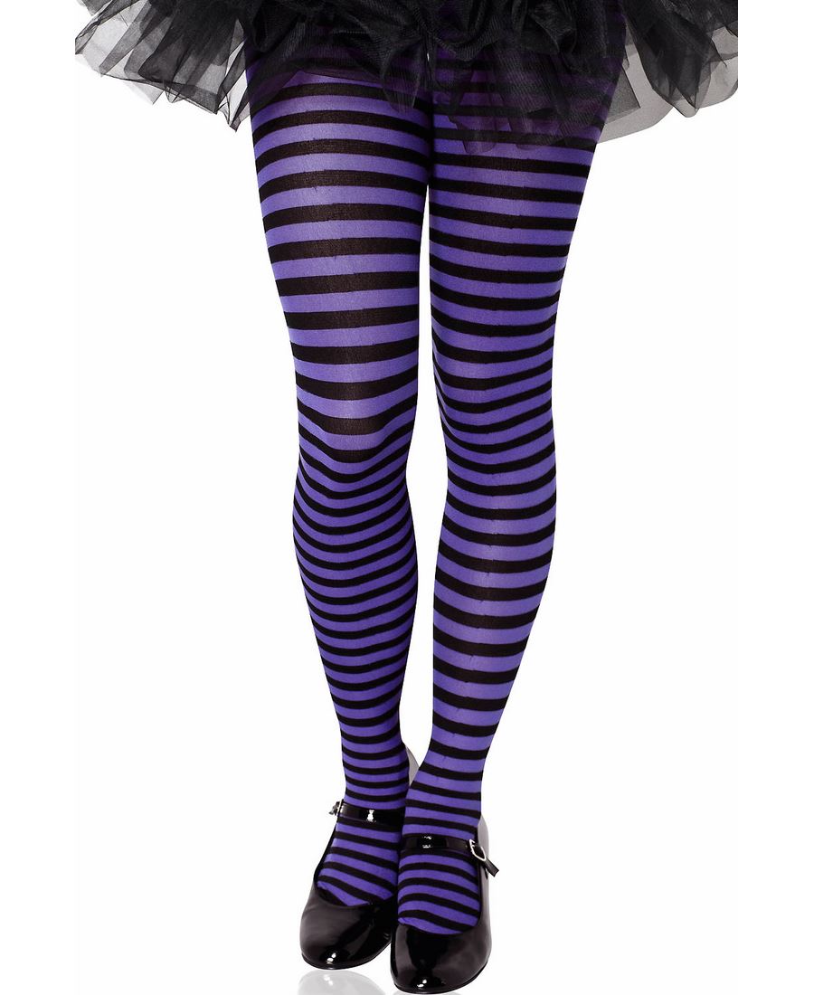 Brand New Girls Striped Tights Pantyhose Music Legs 270 - Picture 4 of 8