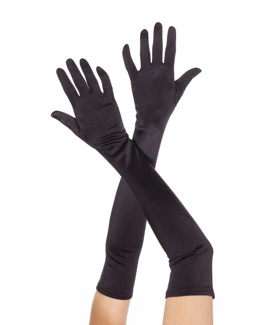 Brandneu Opernlänge Satinhandschuhe Musikbeine 452 - Bild 2 von 8