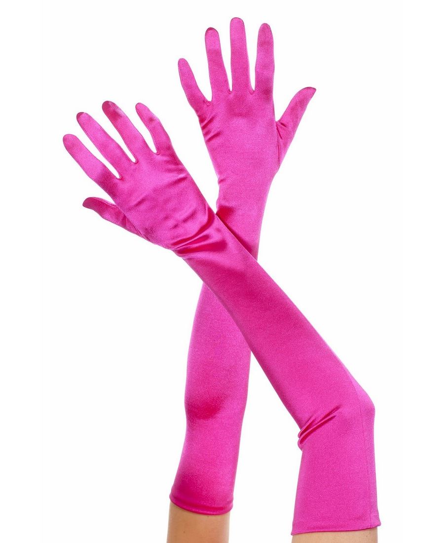 Brandneu Opernlänge Satinhandschuhe Musikbeine 452 - Bild 4 von 8