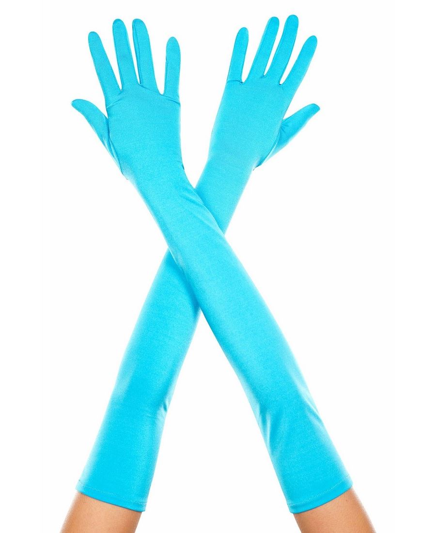 Brandneu Opernlänge Satinhandschuhe Musikbeine 452 - Bild 7 von 8