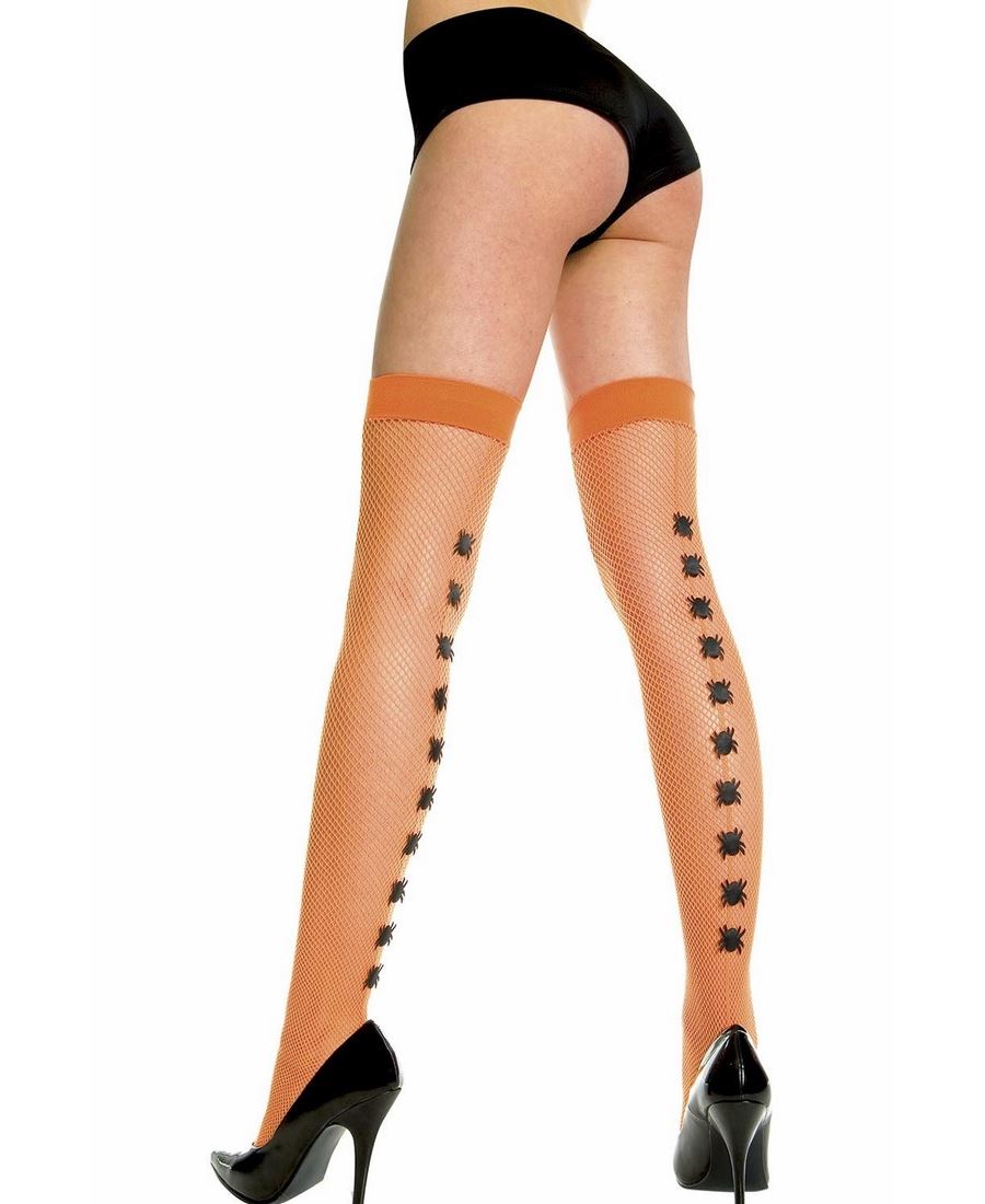 Fishnet Thigh High Stockings Music Legs 4911