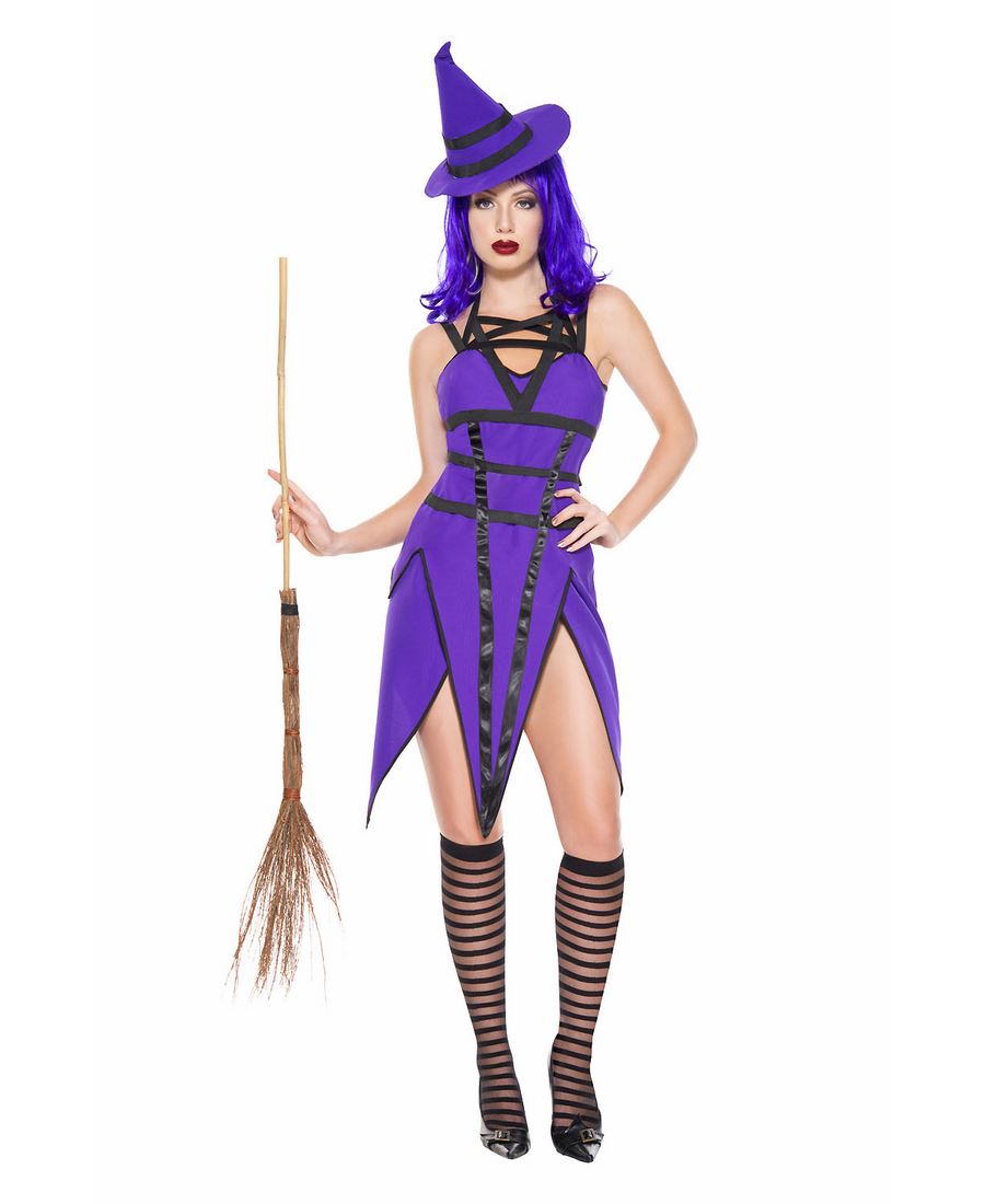 Wickedly Witchy Babe Costume Music Legs 70714