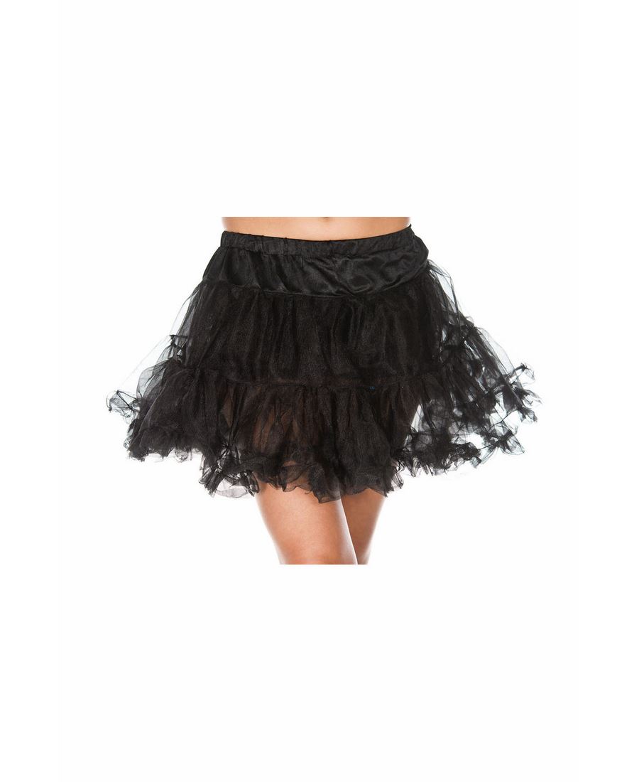 Brand New Double Layer Soft Mesh Petticoat Music Legs 721