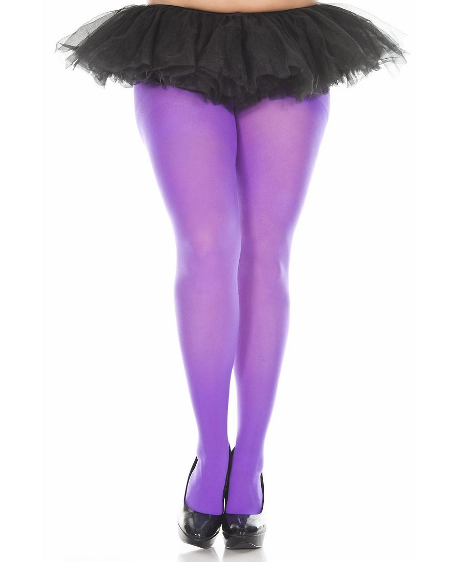 Brand New Plus Size Opaque Tights Pantyhose Music Legs 747Q - Picture 14 of 17