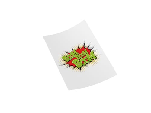 Comic Speech Bubble DTF Iron-on Transfer Designs, LOL Wow Cool Prints - Picture 8 of 10