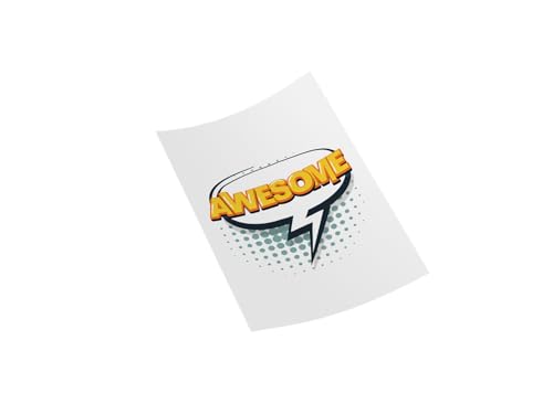 Comic Speech Bubble DTF Iron-on Transfer Designs, LOL Wow Cool Prints - Picture 9 of 10