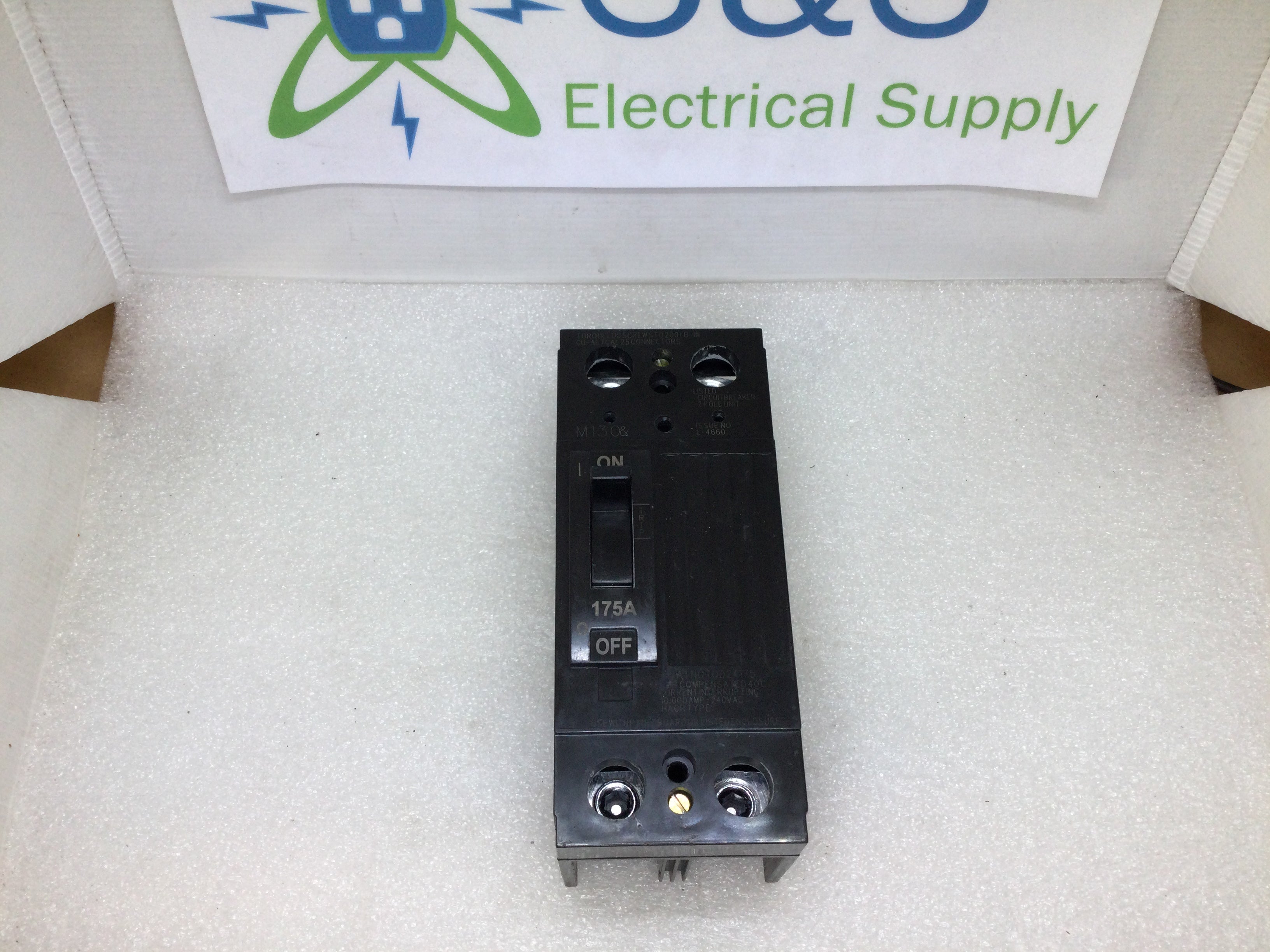 Interruptor de circuito GE General Electric TQD22175WL 175 amperios tipo 2 polos TQD - Imagen 13 de 13