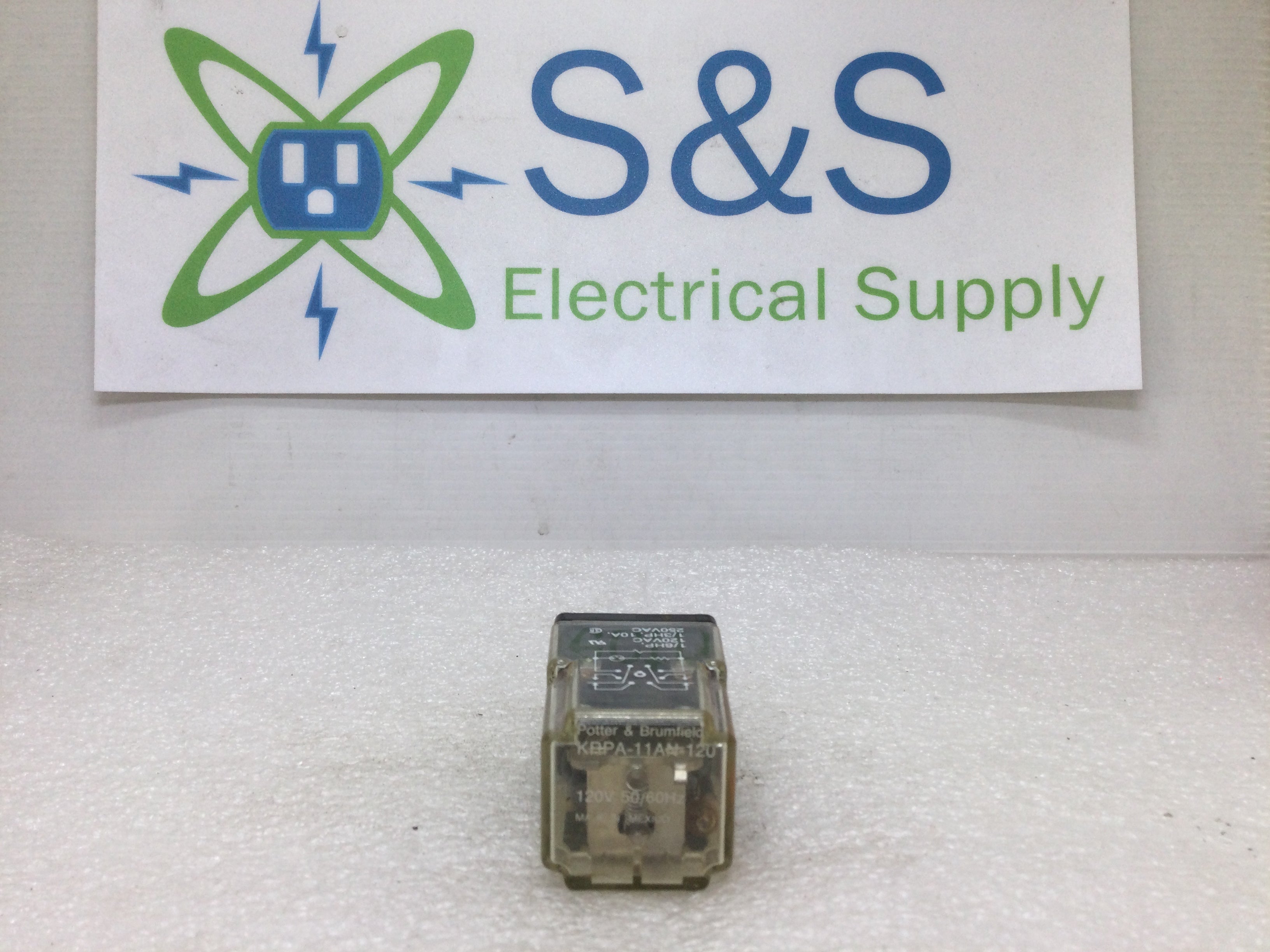 Potter & Brumfield KRPA-11AN-120 120V 8 Pin Ice Cube Relay w/wo 5X852E Base
