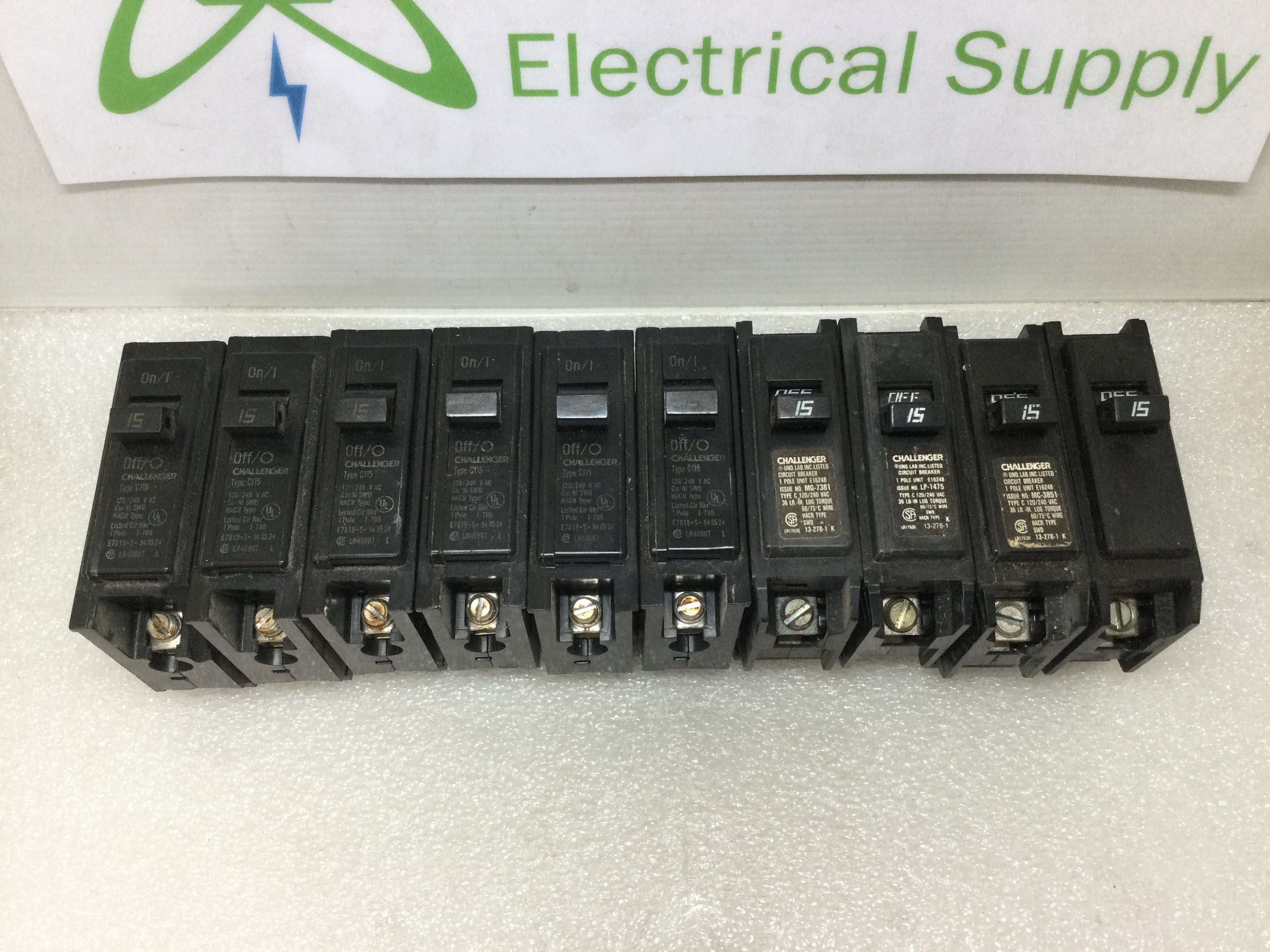 Challenger C115 1 Pole 15 Amp Type C Circuit Breaker 120/240V - Picture 11 of 11