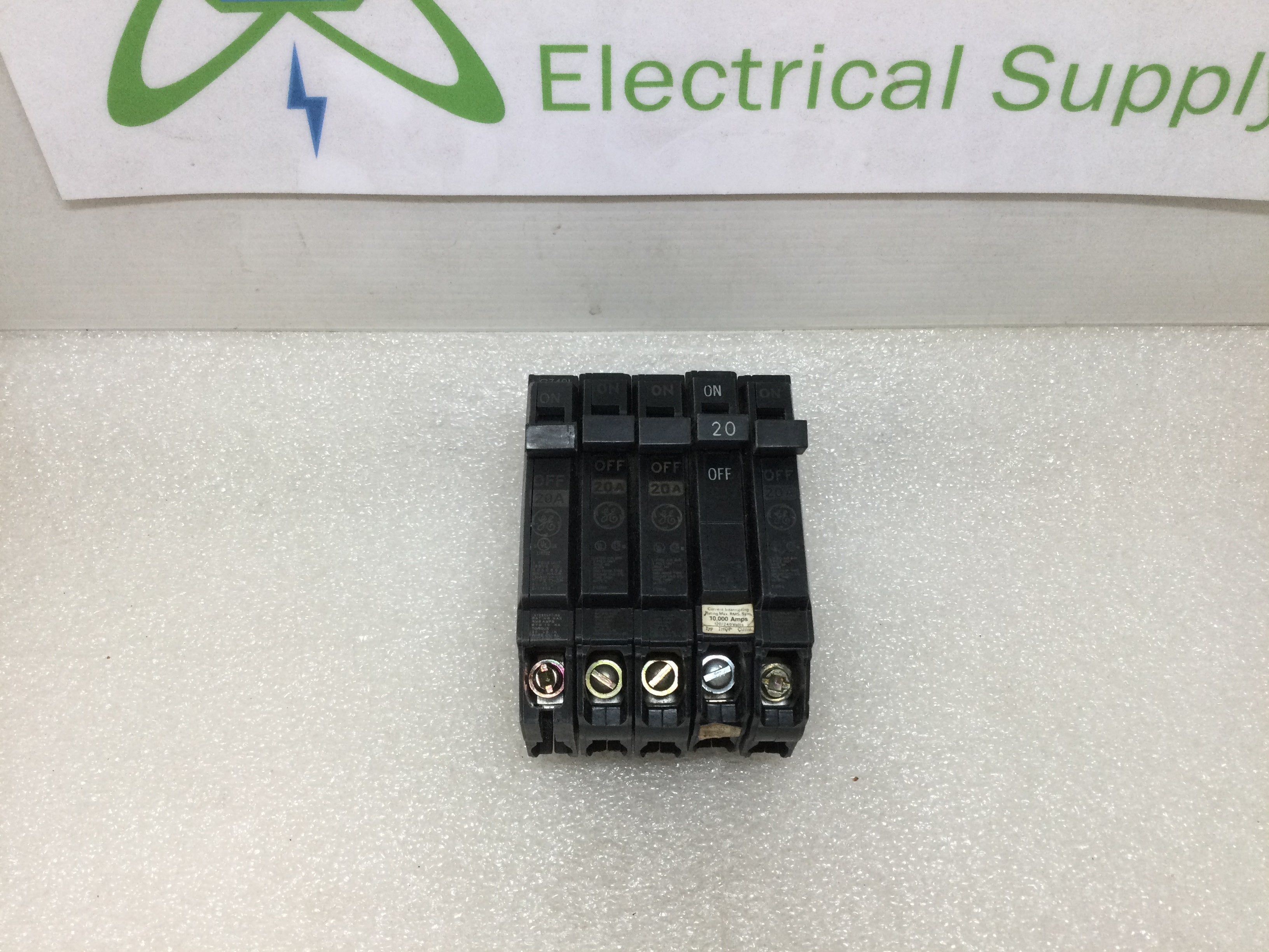 GE General Electric TQP/THQP120 20 Amp 120v 1 Pole Slim Type TQP