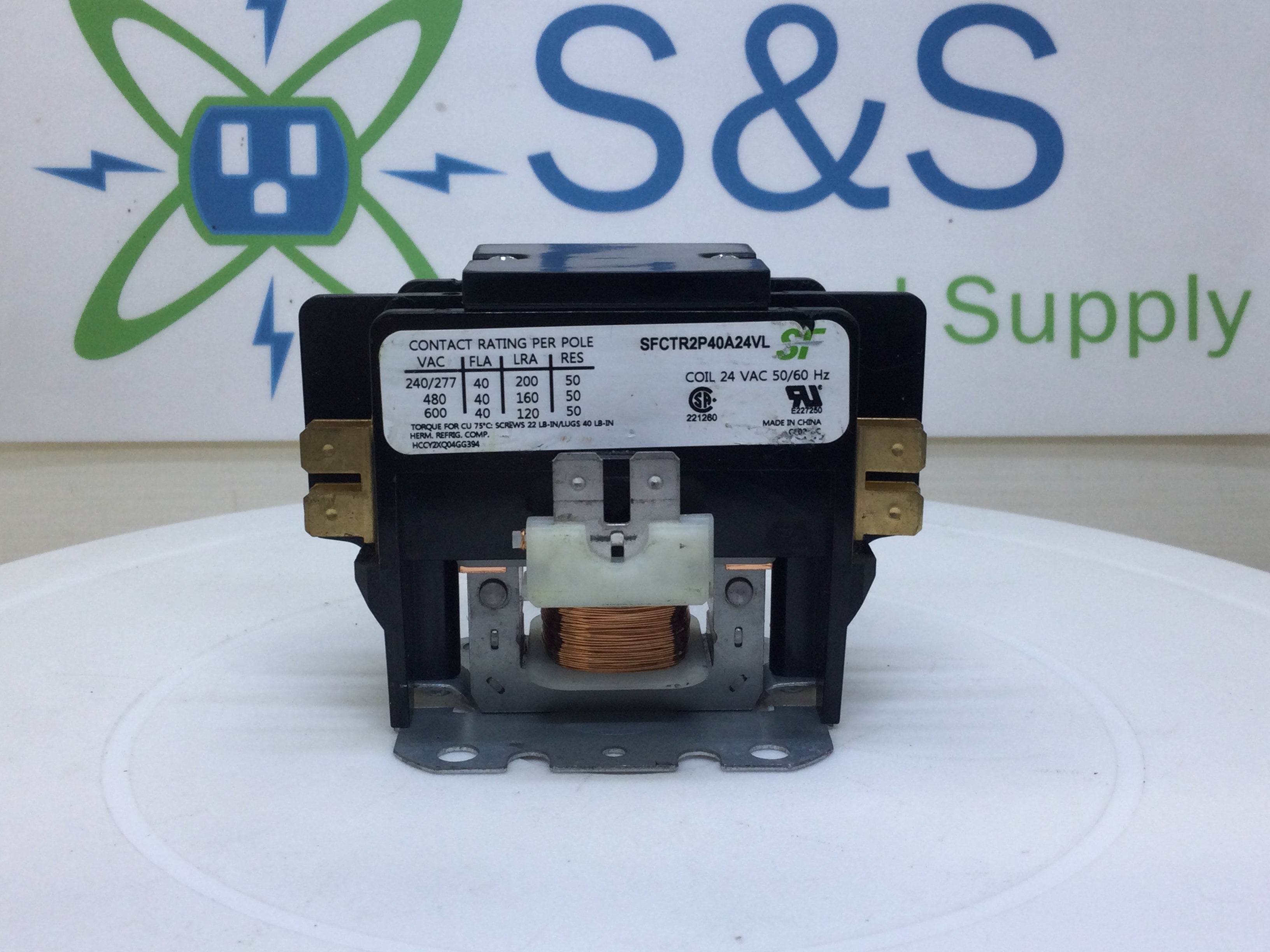 Bobina contactor Trane SFCTR2P40A24VL 40 amperios 2 polos 600 V - Imagen 9 de 9