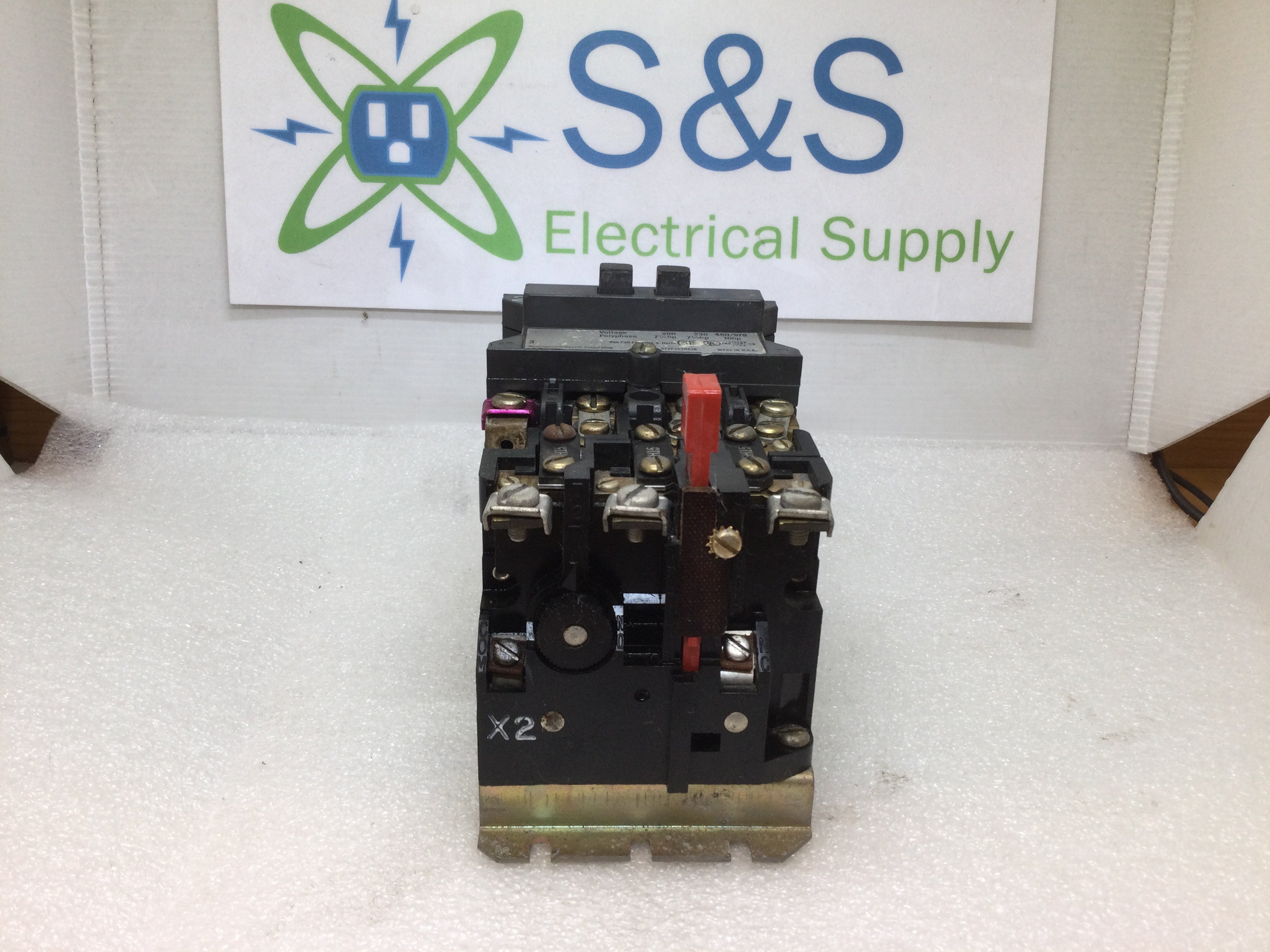 Westinghouse A200M1CAC Style 765A840G01 3Phase 600VAC Max Coil Motor Starter