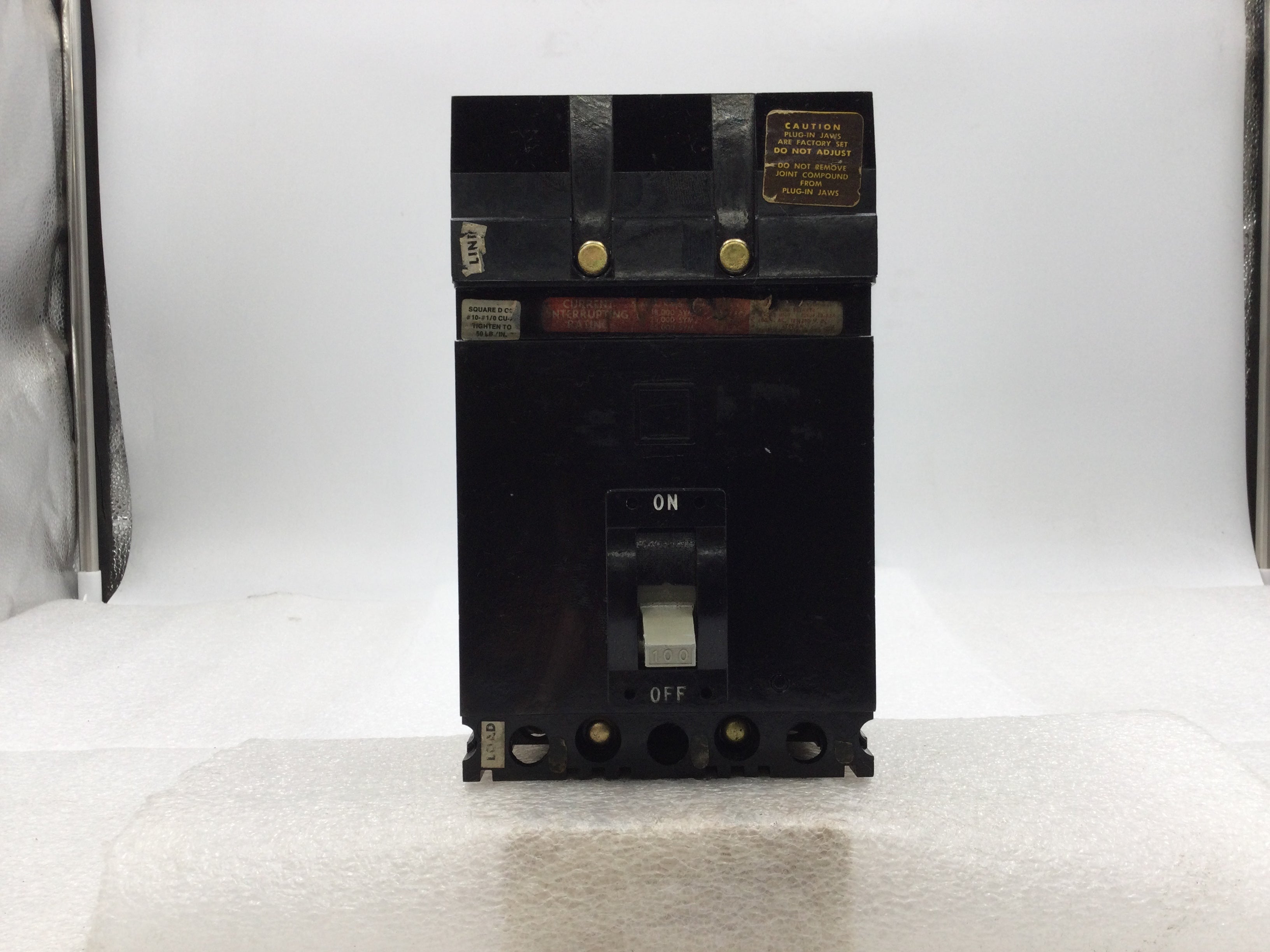 Disyuntor Square D FH36100 100 Amp 600 VAC 3 polos I-Line - Imagen 13 de 14