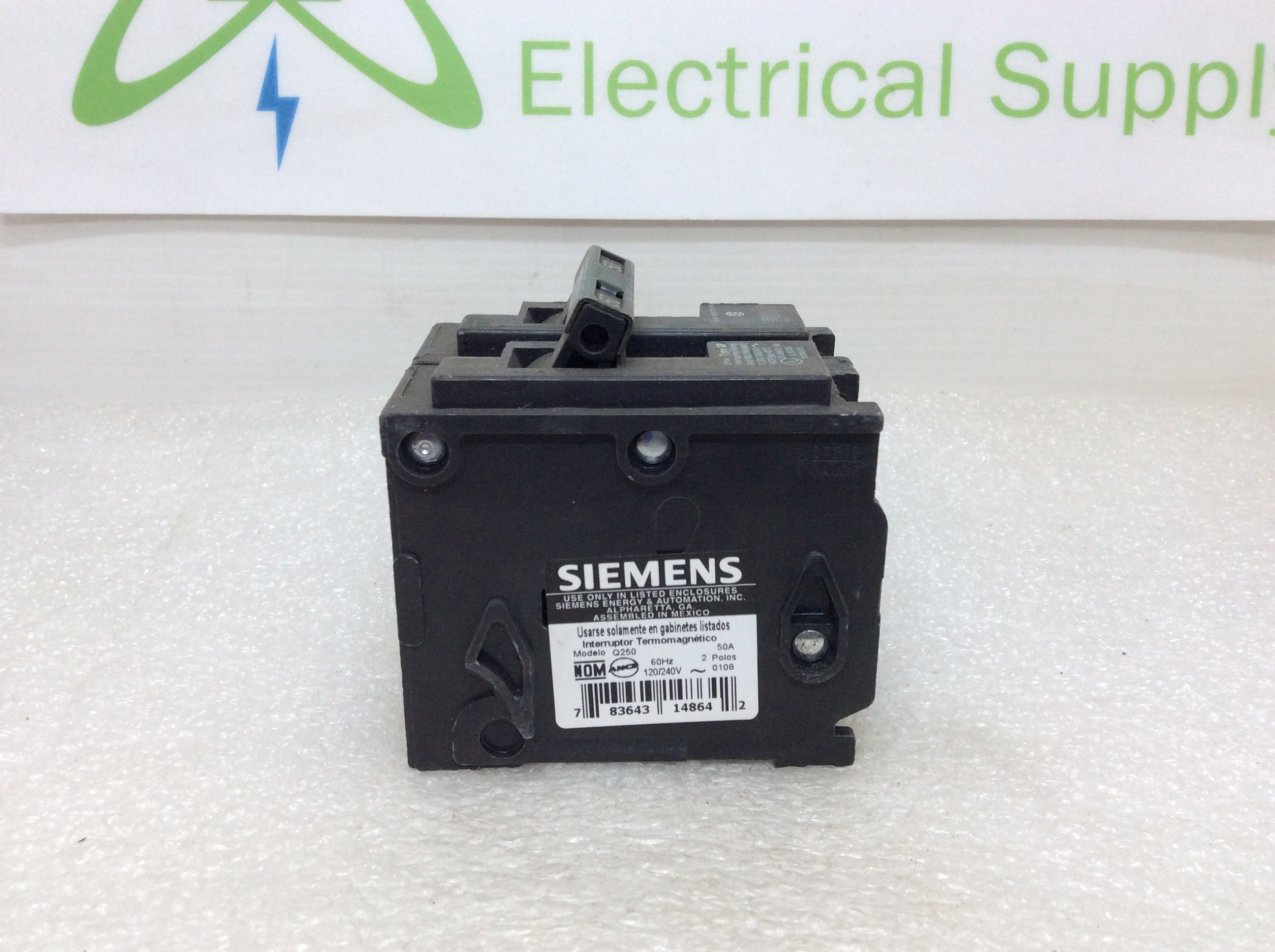 Disyuntor ITE/Siemens/Gould Q250 50 Amp 2 polos 120/240V - Imagen 7 de 10