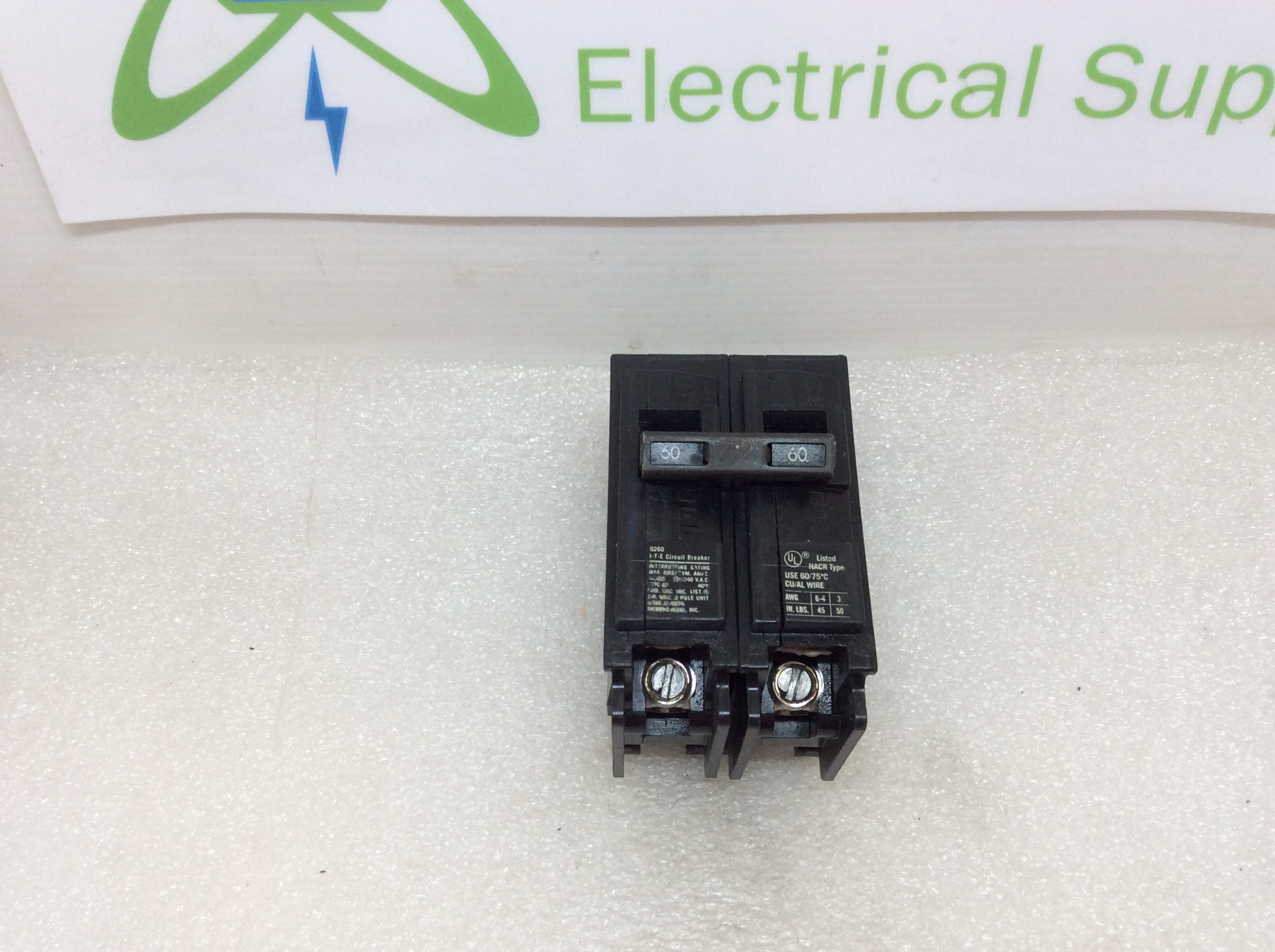 Disyuntor Siemens/ITE/Gould Q260 60 Amp 2 polos 120/240V - Imagen 8 de 10