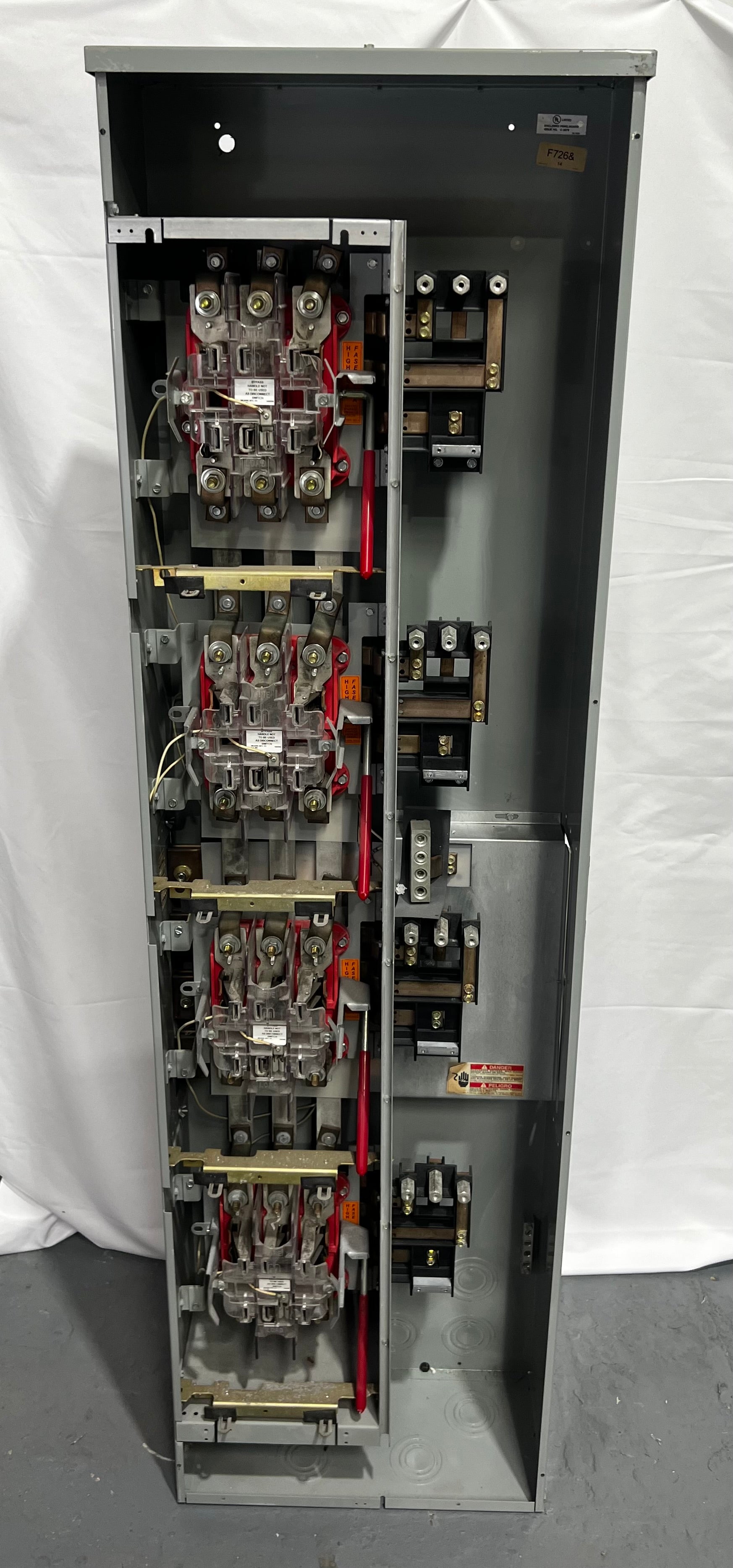 GE TMPR312422R Meter Stack, 1200 Amp, 4 X 225 Amp Socket, 3ph Phase | eBay