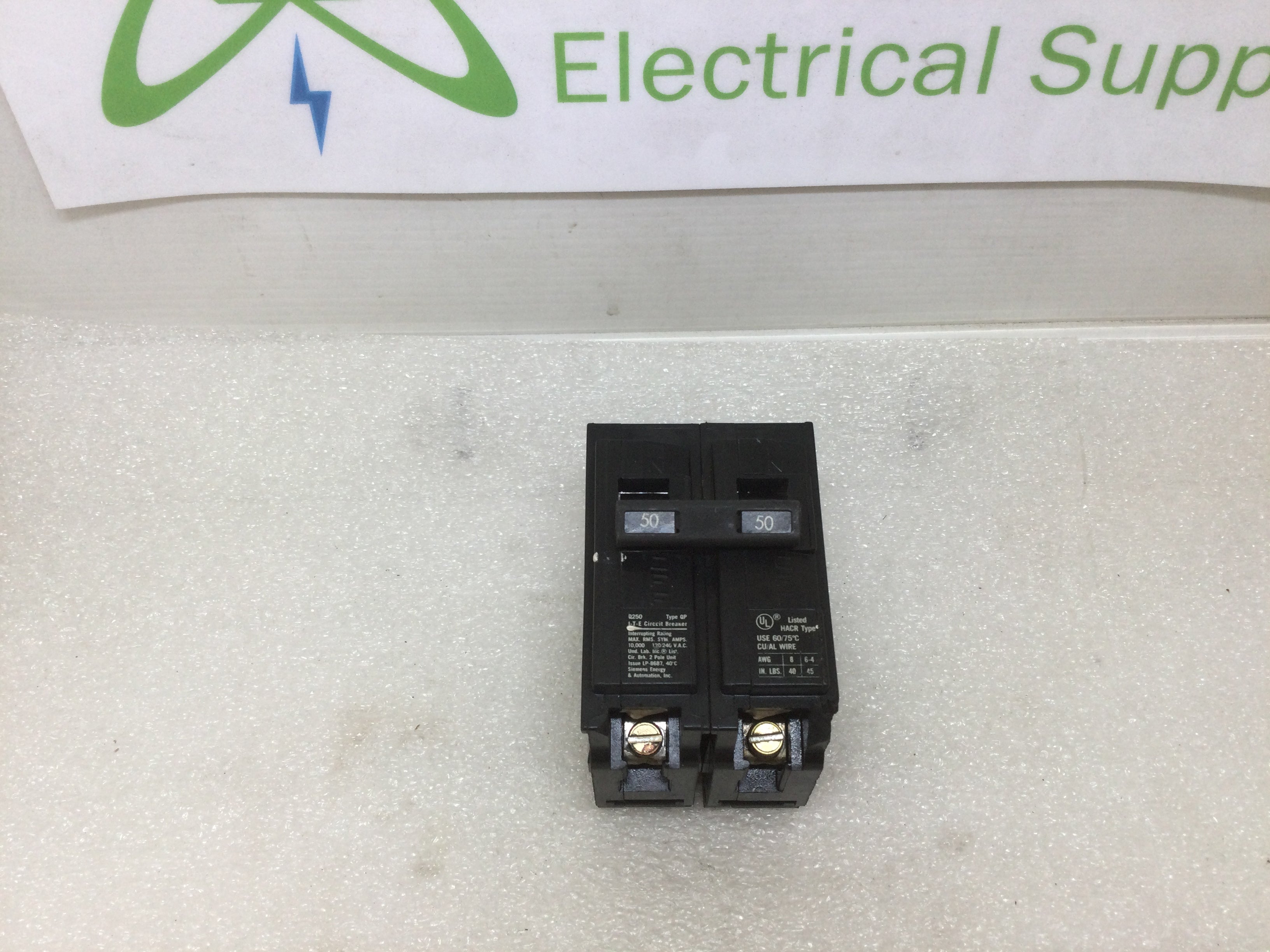 Disyuntor ITE/Siemens/Gould Q250 50 Amp 2 polos 120/240V - Imagen 10 de 10