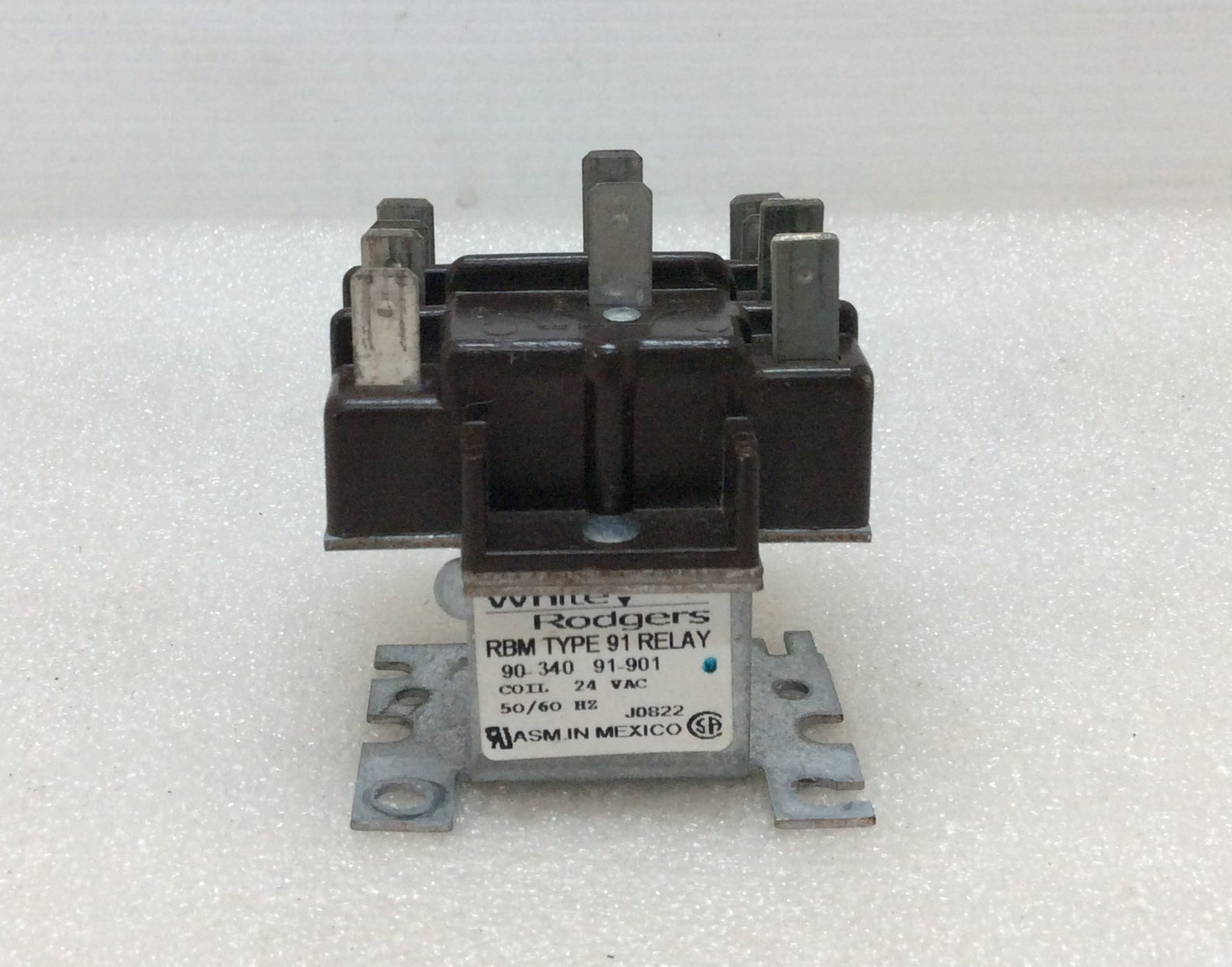White Rodgers RBM Type 91 Relay 90-340 91-901 15 Amp 277V Contactor Coil - Picture 9 of 9