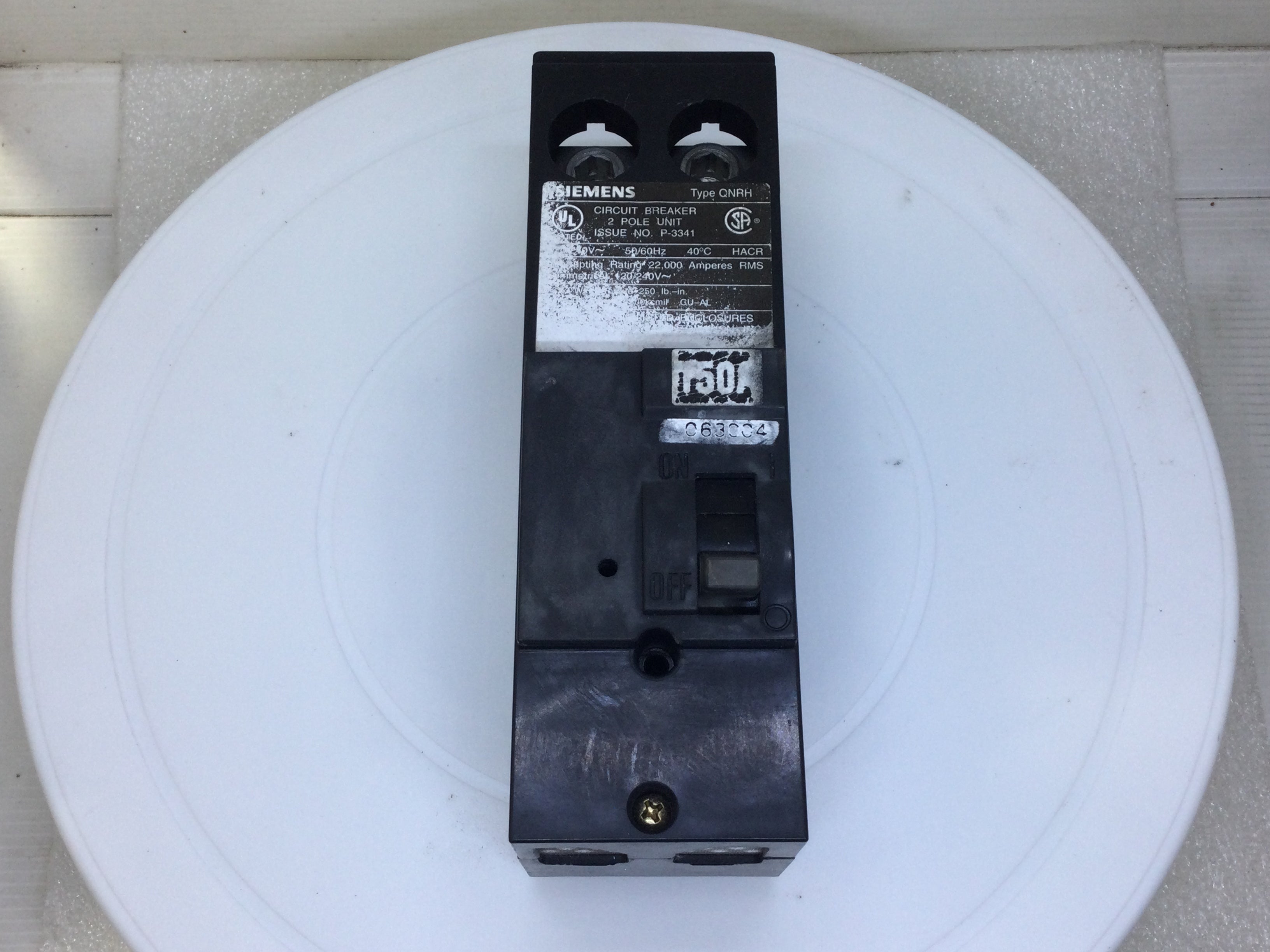 Siemens QN2150RH 150 Amp 2 Pole 120/240v QNRH Circuit Breaker - Bild 7 von 7