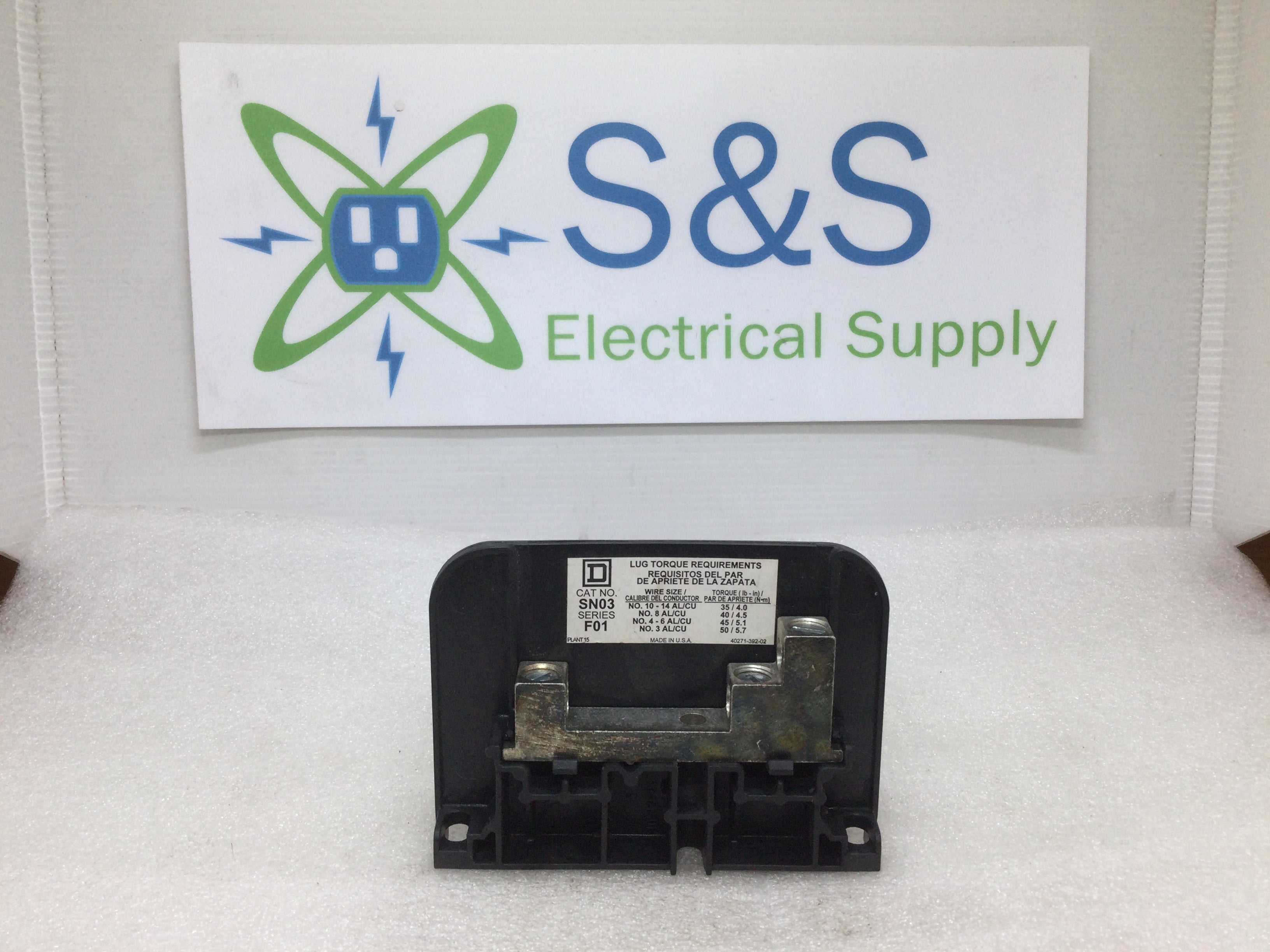 Square D SN03 Insulated Groundable Neutral Kit Series F01 (Please See Variants) - Picture 9 of 9