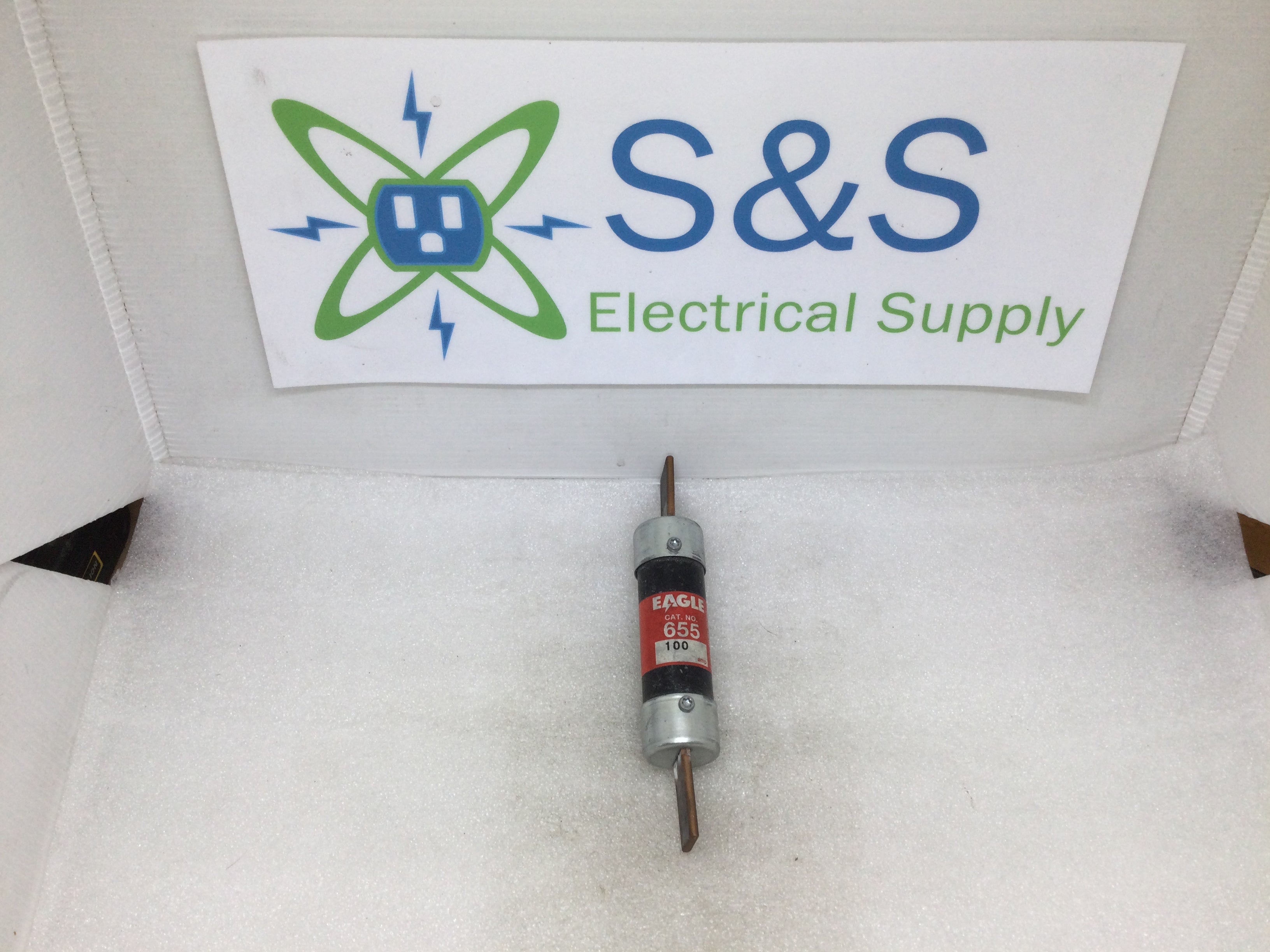 Fusible Eagle Electric #655 100 Amp 250V Clase H - Imagen 7 de 8