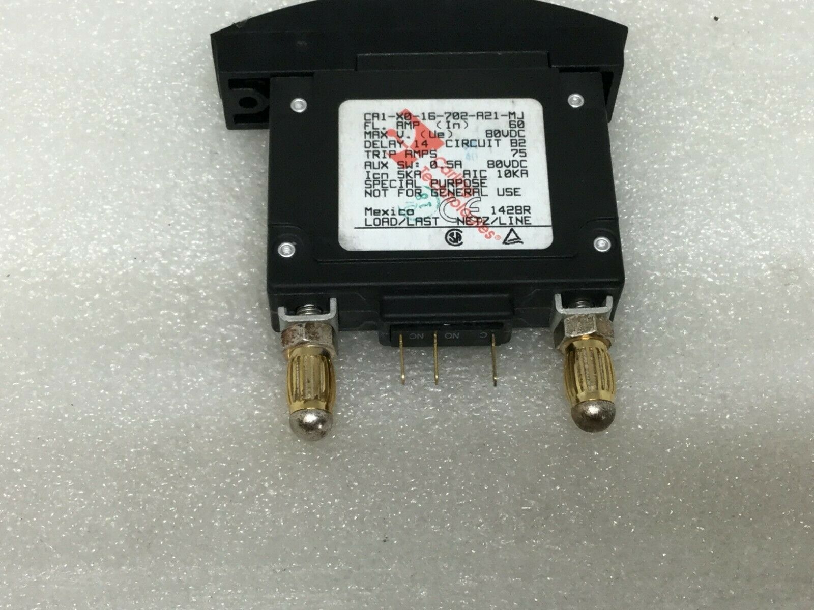 Carlingswitch CA1-X0-16-702-A21-MJ 60 Amp Telect Bullet Breaker | eBay