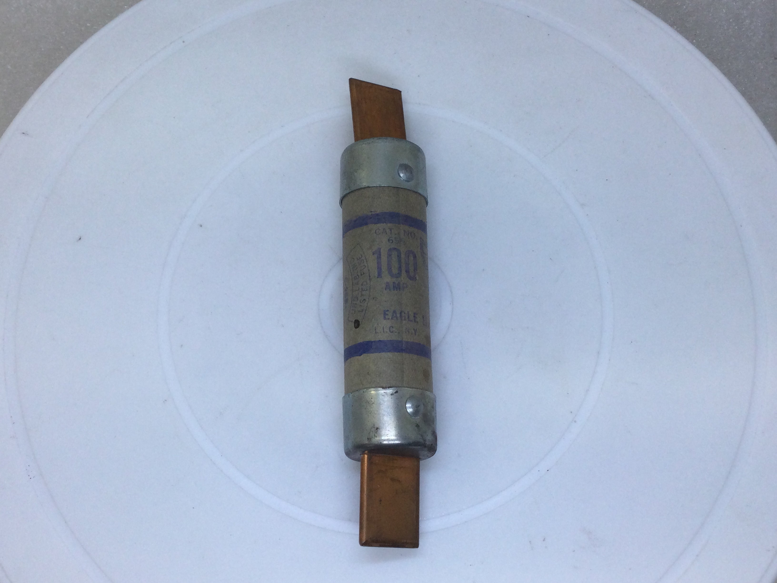 Fusible Eagle Electric #655 100 Amp 250V Clase H - Imagen 8 de 8