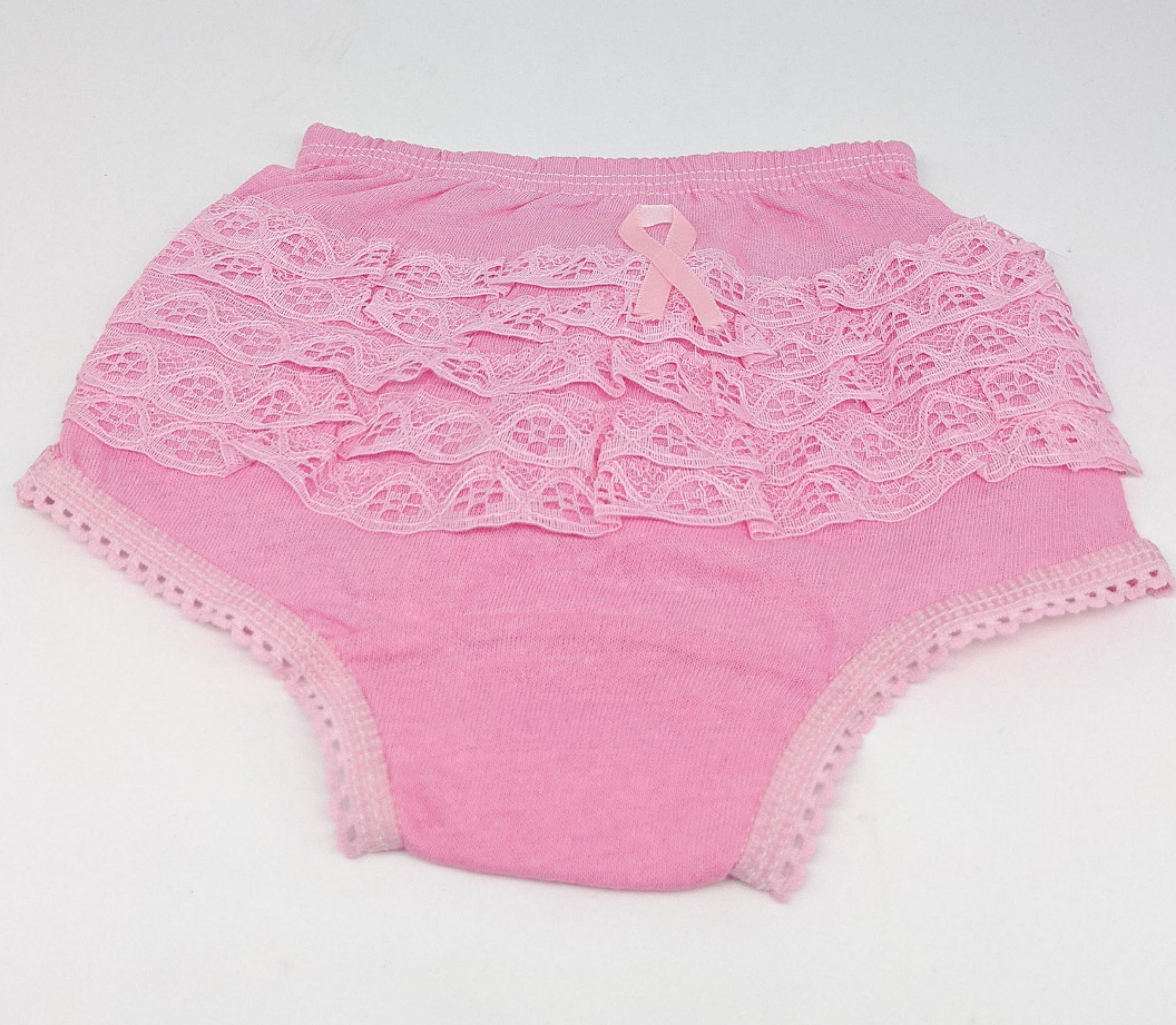 Bragas con volantes para bebé niña Bloomers ropa interior para niños pequeños Olan Calzon Bebe (tallas 1-6) - Imagen 3 de 5