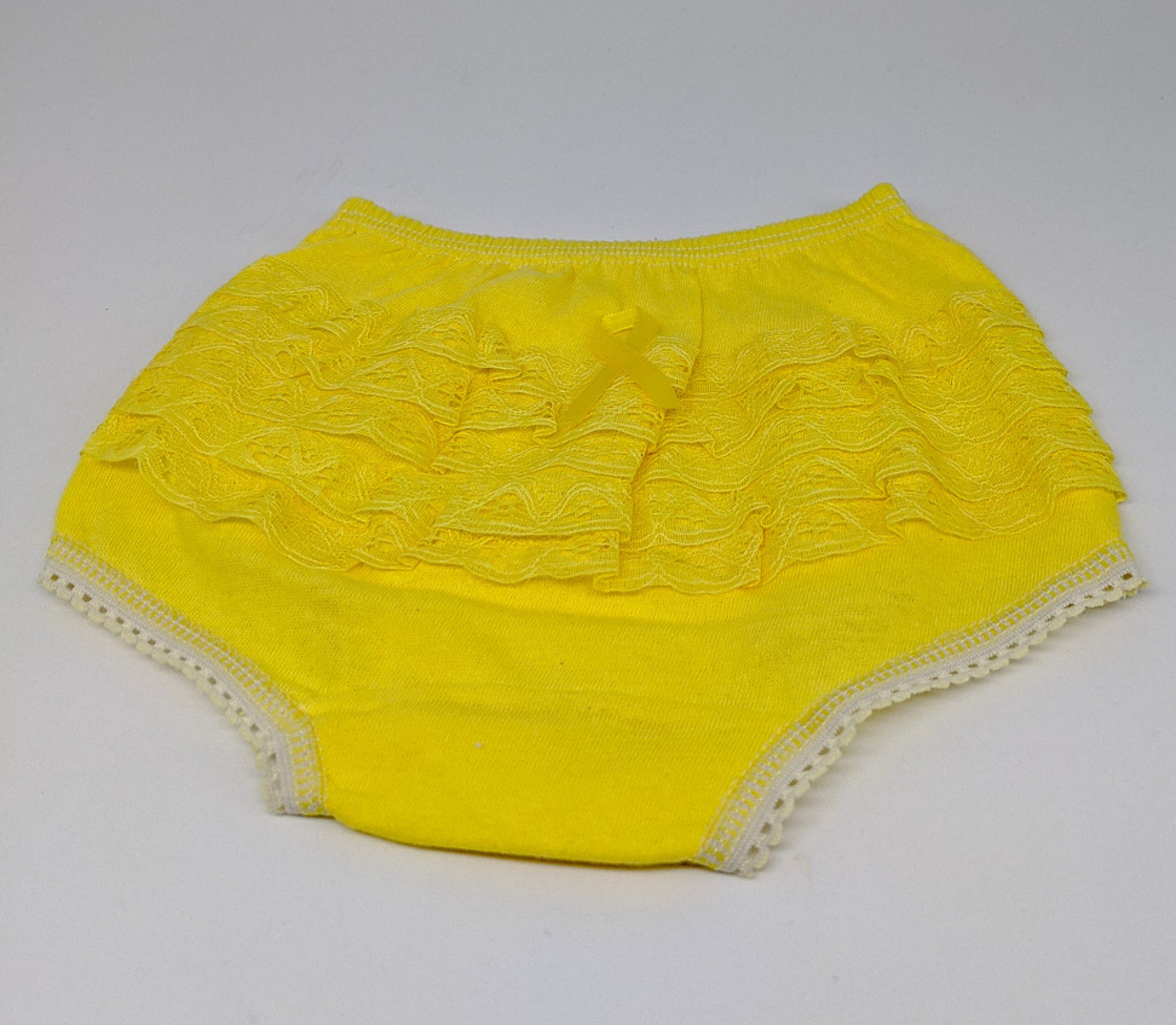 Bragas con volantes para bebé niña Bloomers ropa interior para niños pequeños Olan Calzon Bebe (tallas 1-6) - Imagen 4 de 5